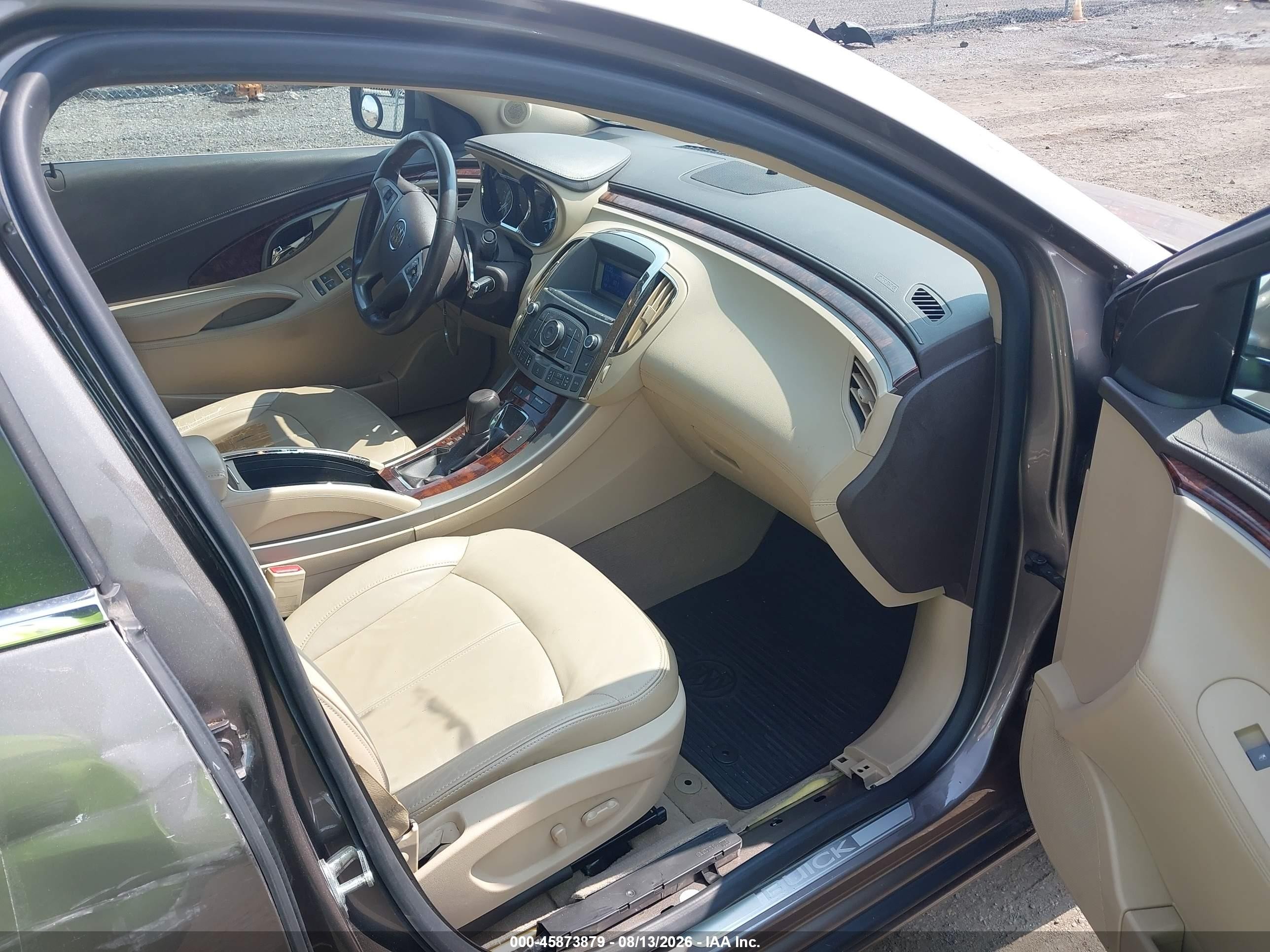 2012 Buick Lacrosse Leather Group Tan vin: 1G4GC5E38CF135083