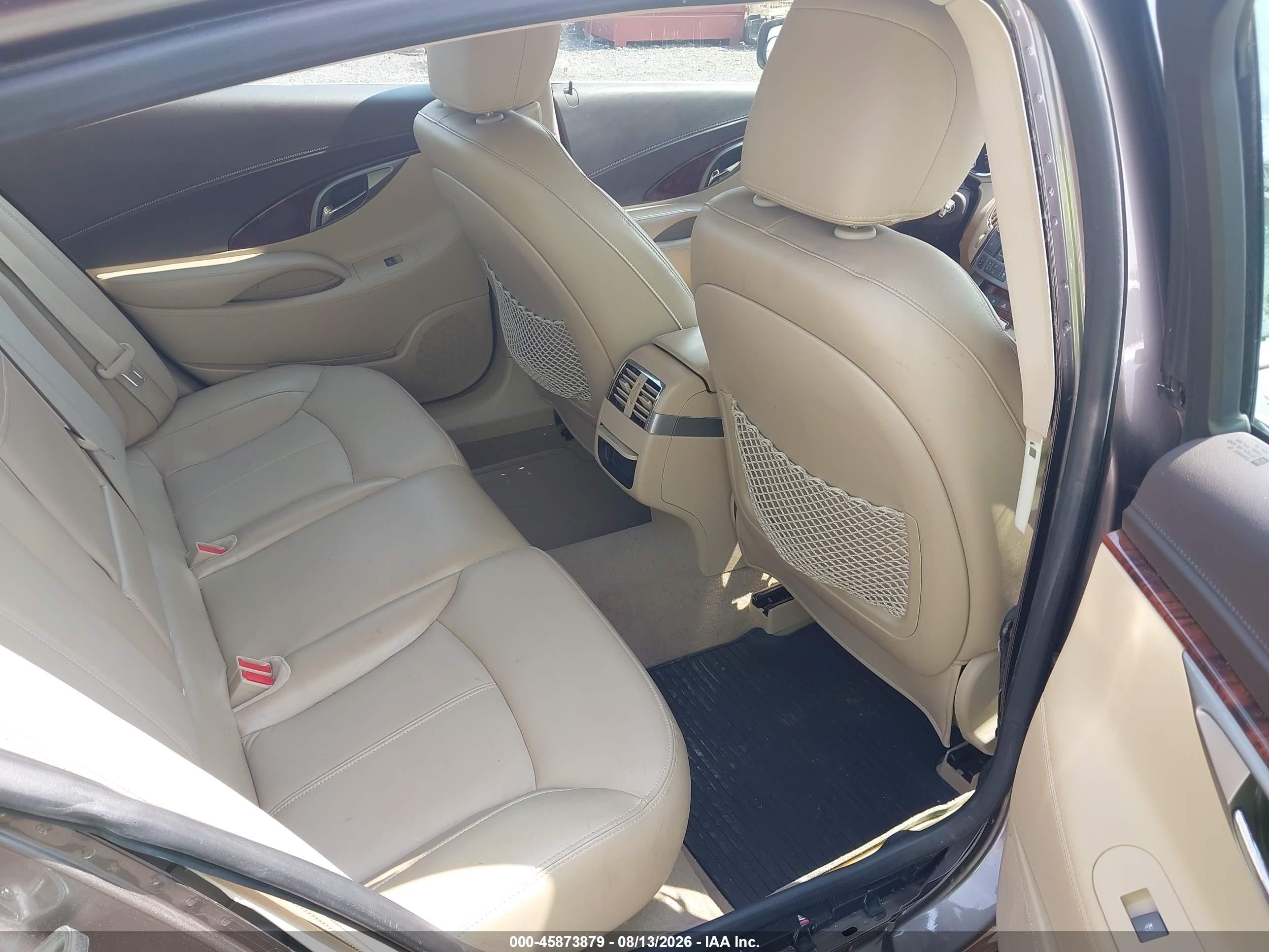 2012 Buick Lacrosse Leather Group Tan vin: 1G4GC5E38CF135083