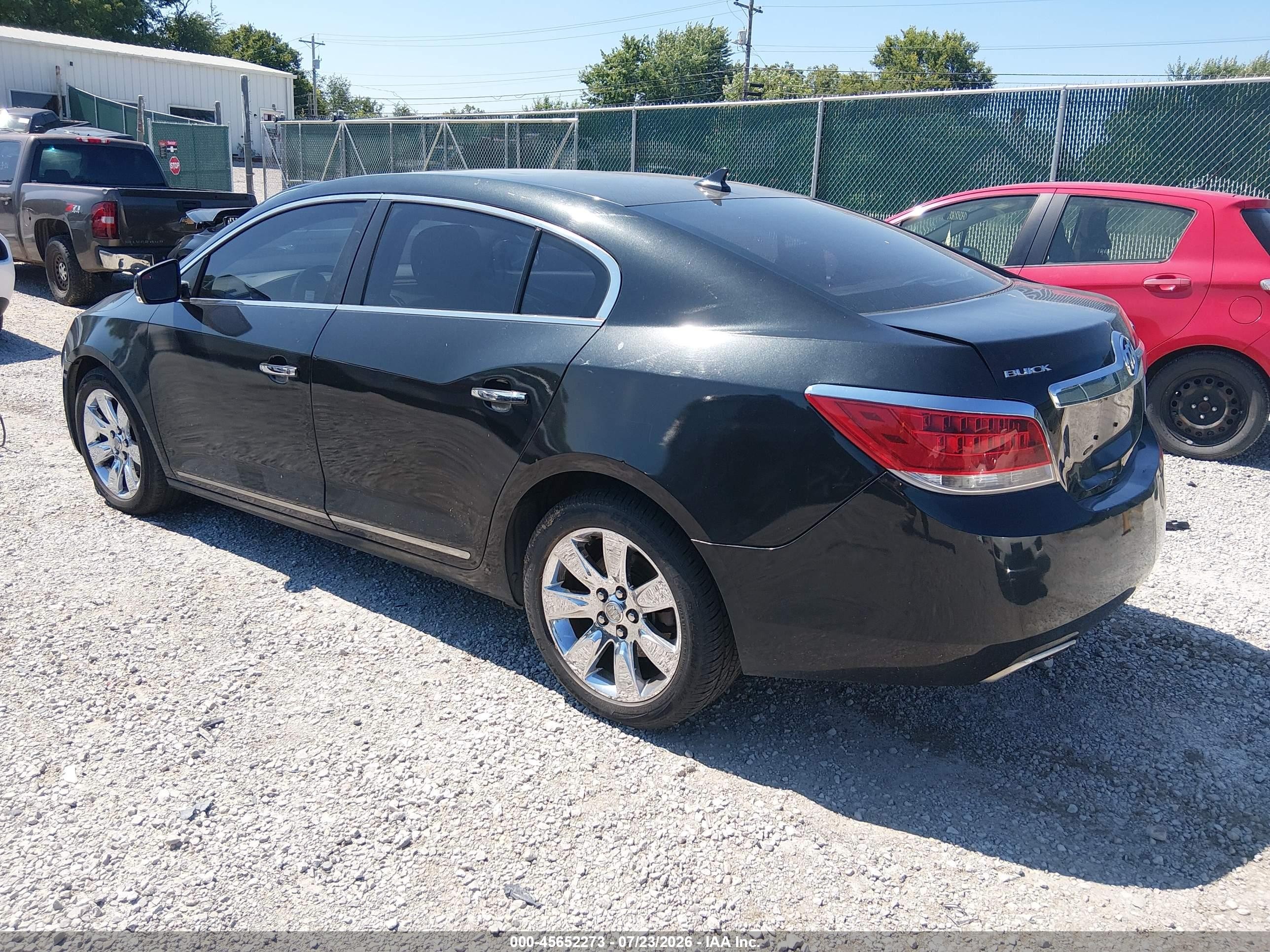 2012 Buick Lacrosse Leather Group Black vin: 1G4GC5E38CF185384