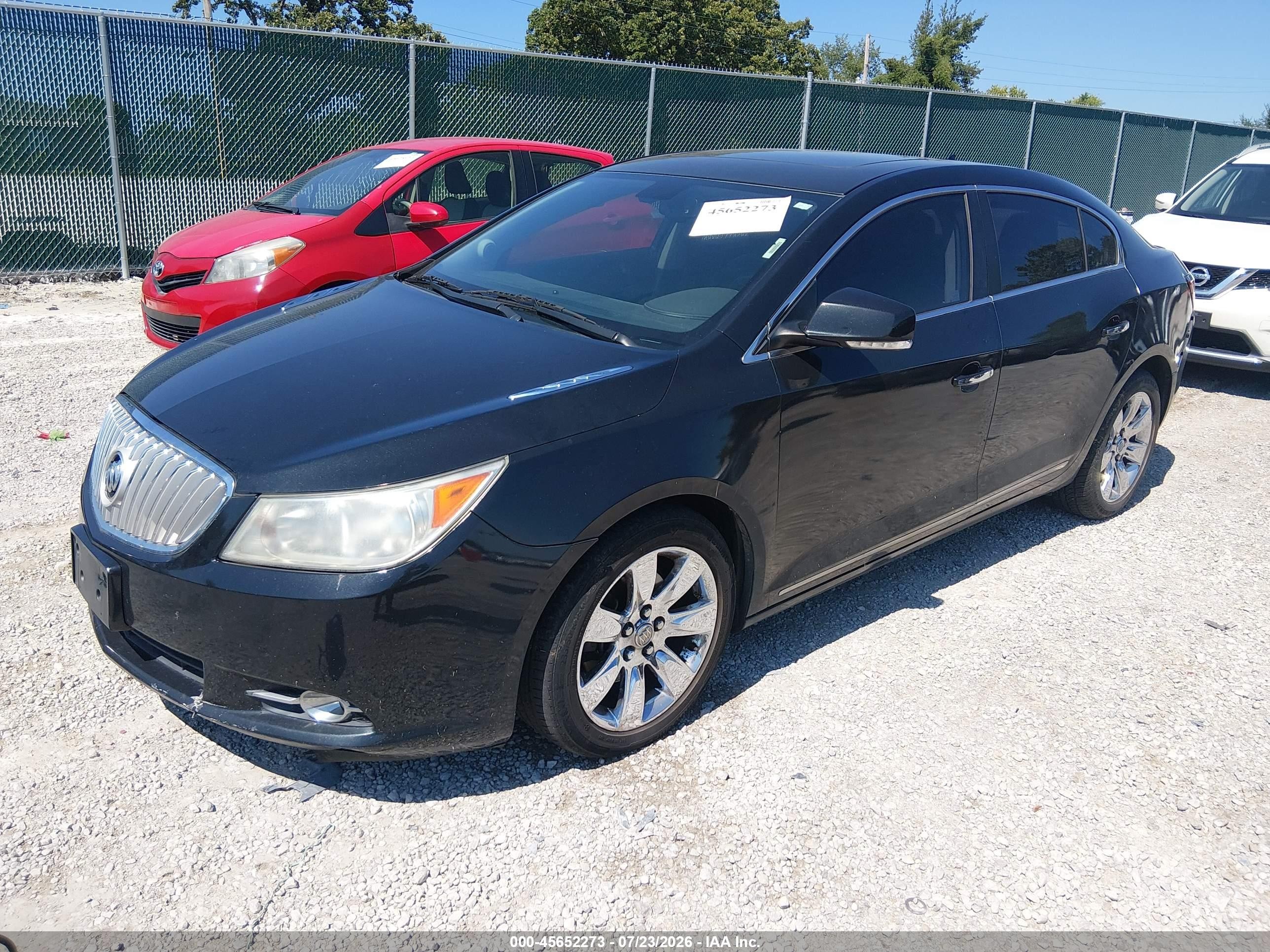 2012 Buick Lacrosse Leather Group Black vin: 1G4GC5E38CF185384