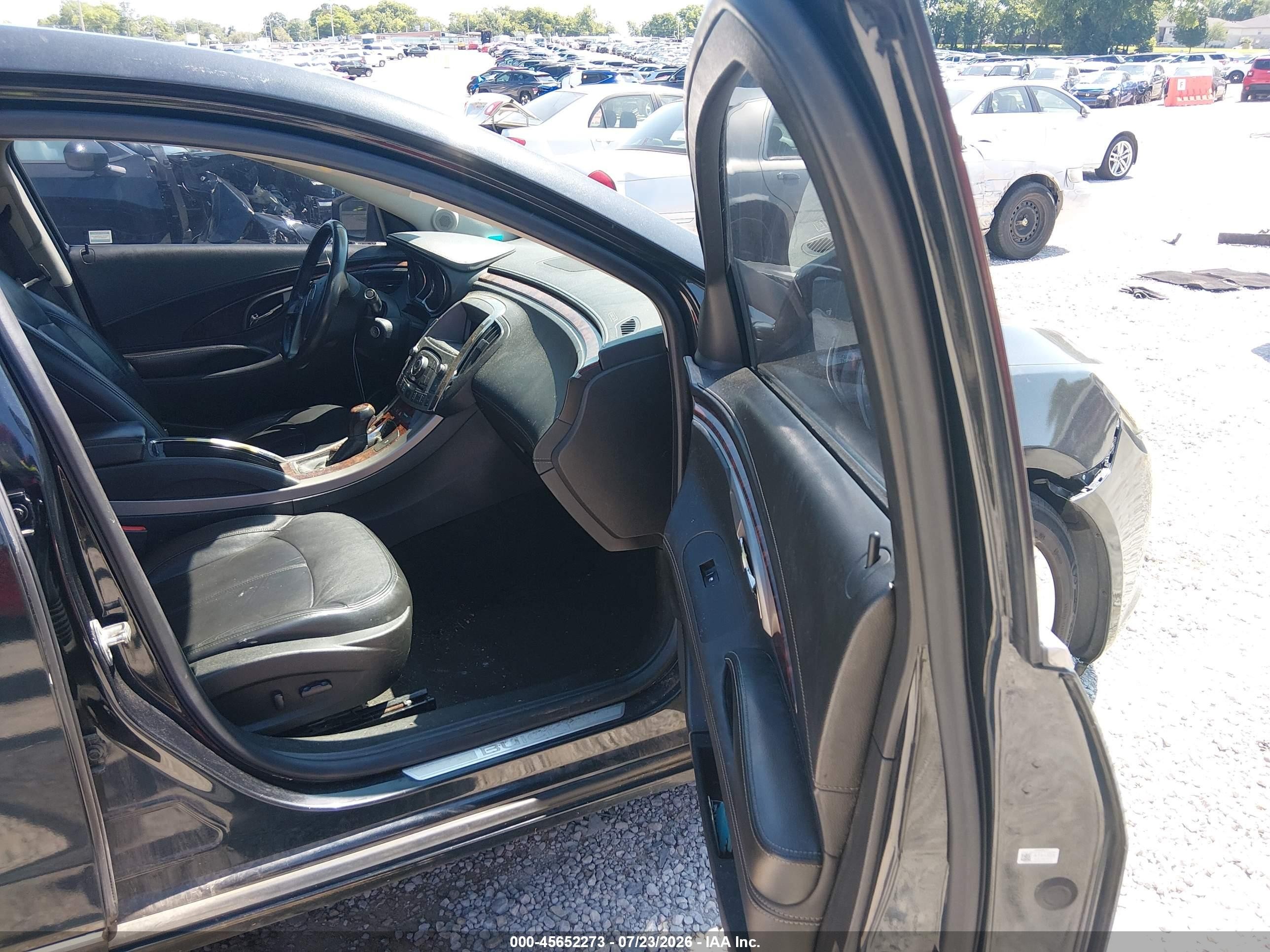 2012 Buick Lacrosse Leather Group Black vin: 1G4GC5E38CF185384