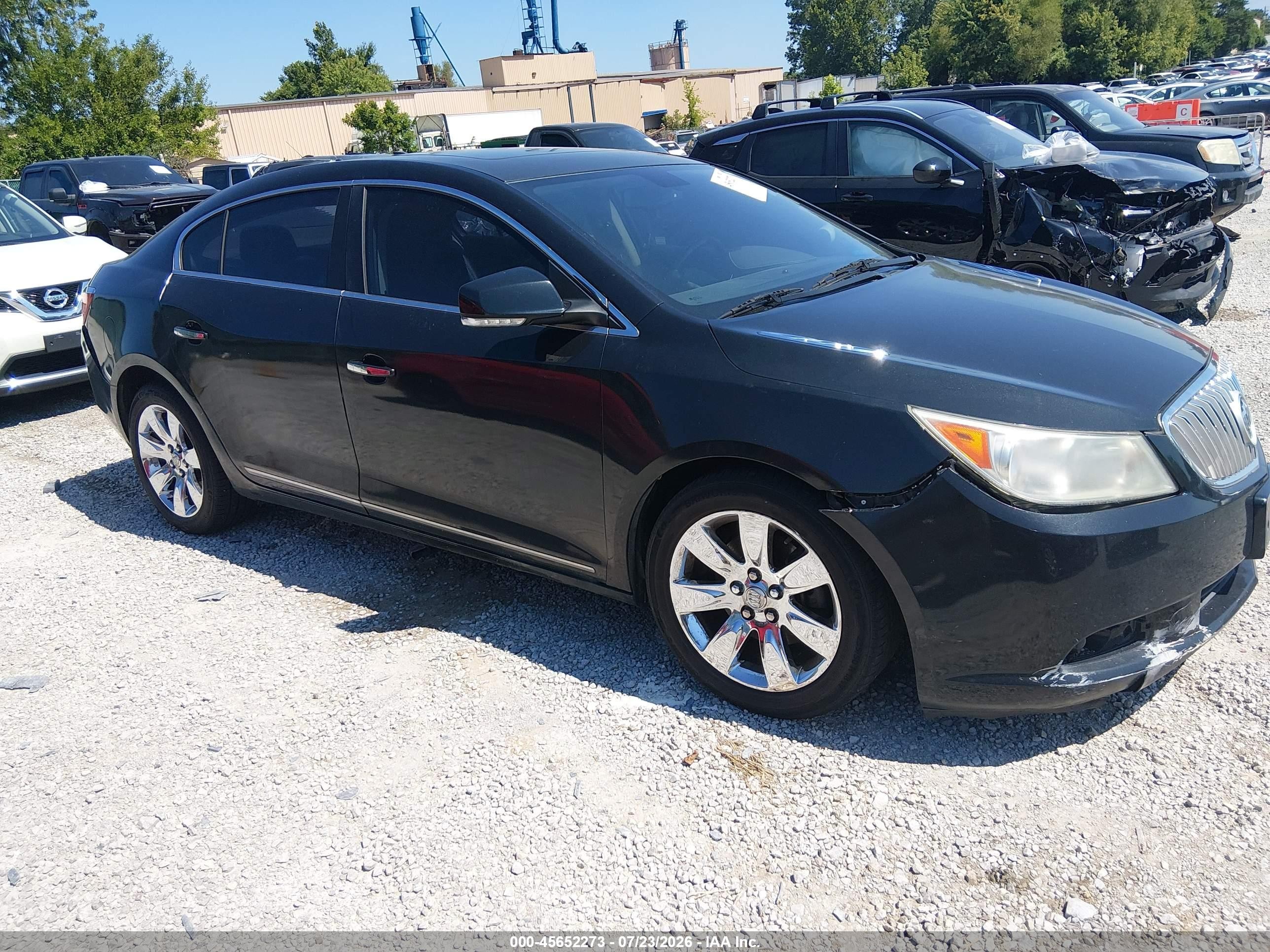2012 Buick Lacrosse Leather Group Black vin: 1G4GC5E38CF185384