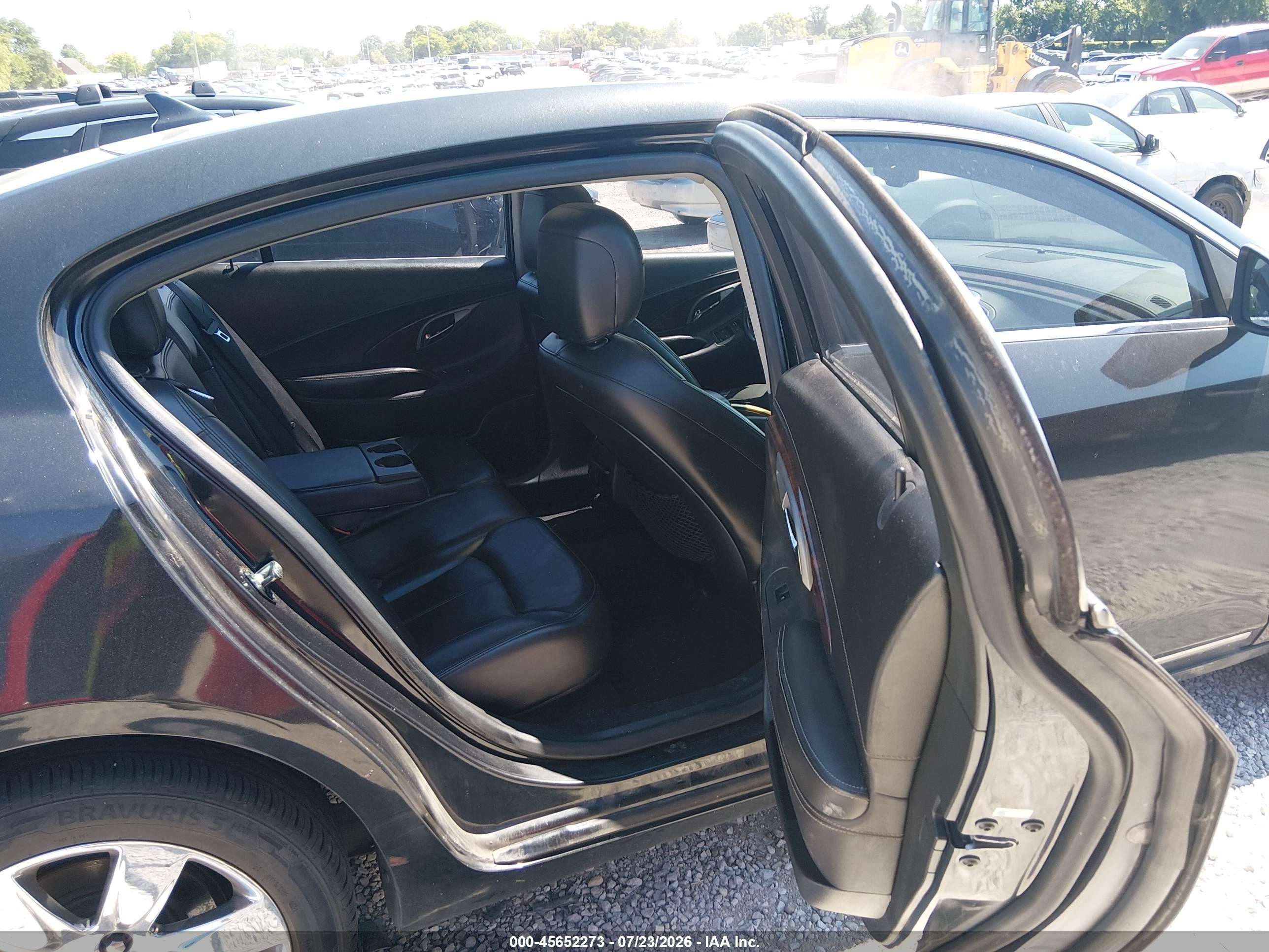 2012 Buick Lacrosse Leather Group Black vin: 1G4GC5E38CF185384