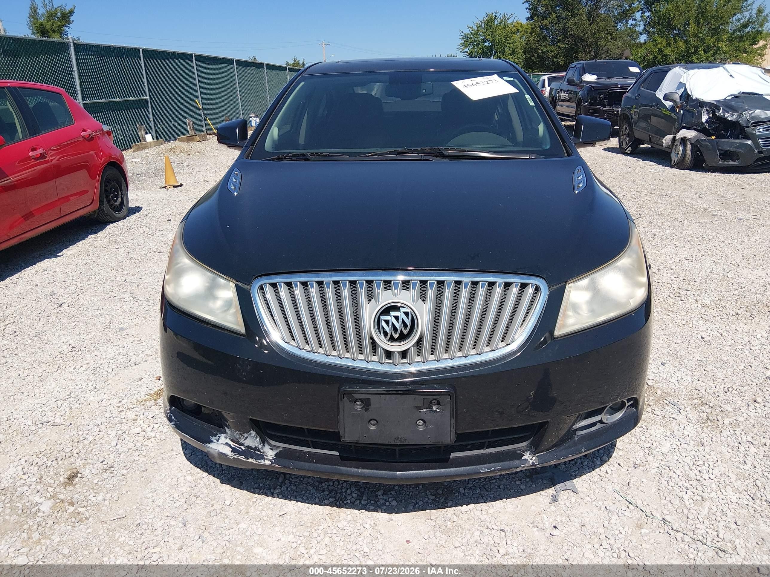 2012 Buick Lacrosse Leather Group Black vin: 1G4GC5E38CF185384