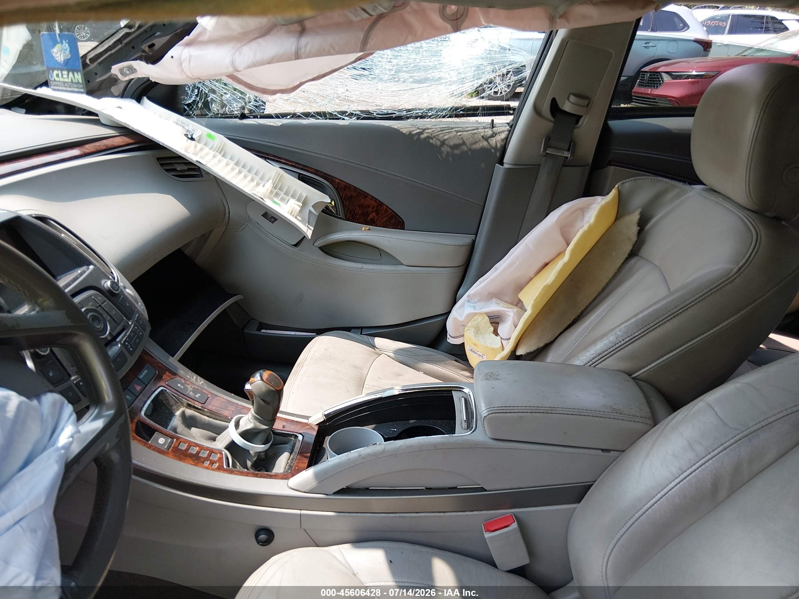 2013 Buick Lacrosse Leather Group Серый vin: 1G4GC5E39DF120917