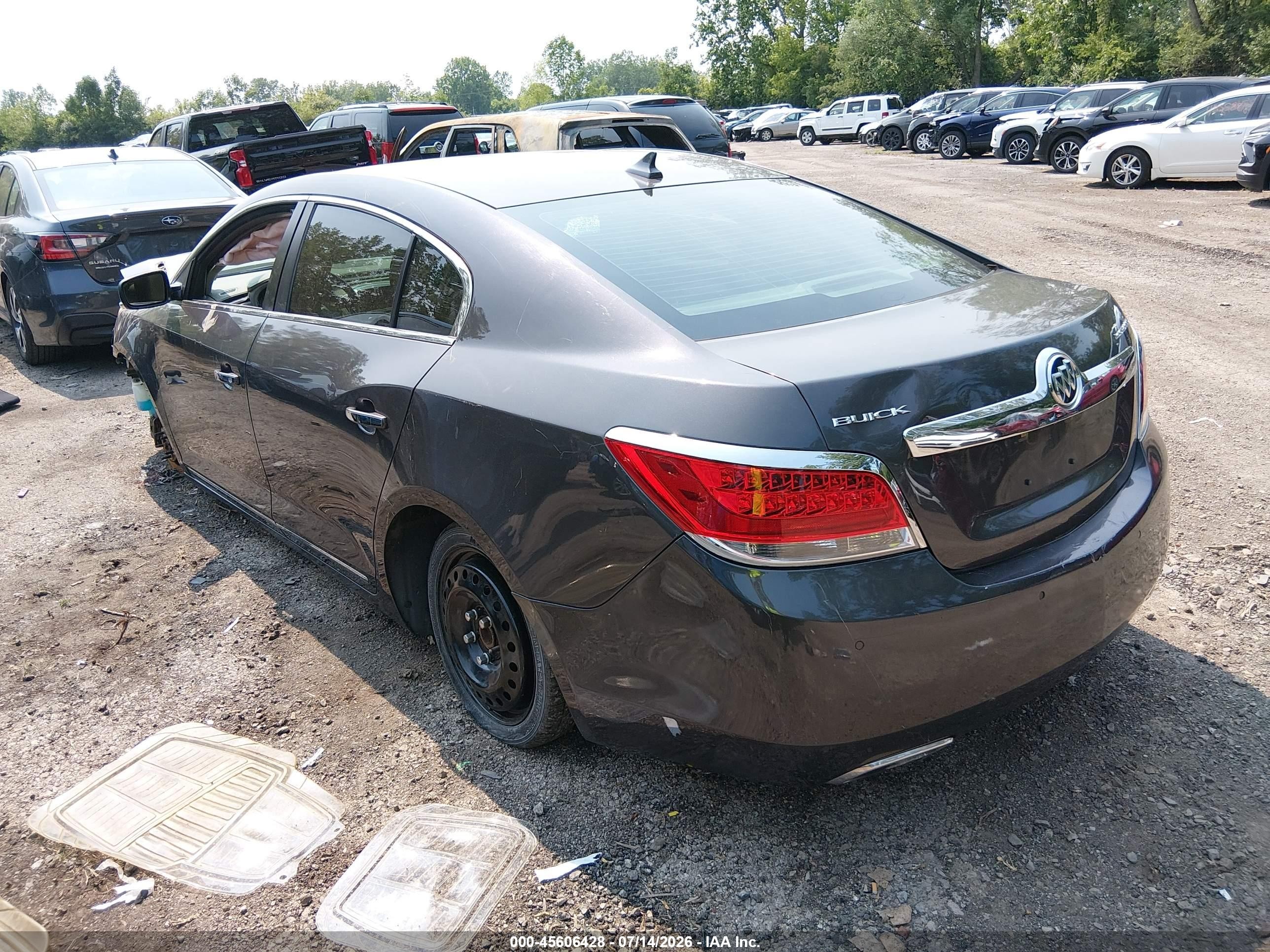 2013 Buick Lacrosse Leather Group Серый vin: 1G4GC5E39DF120917