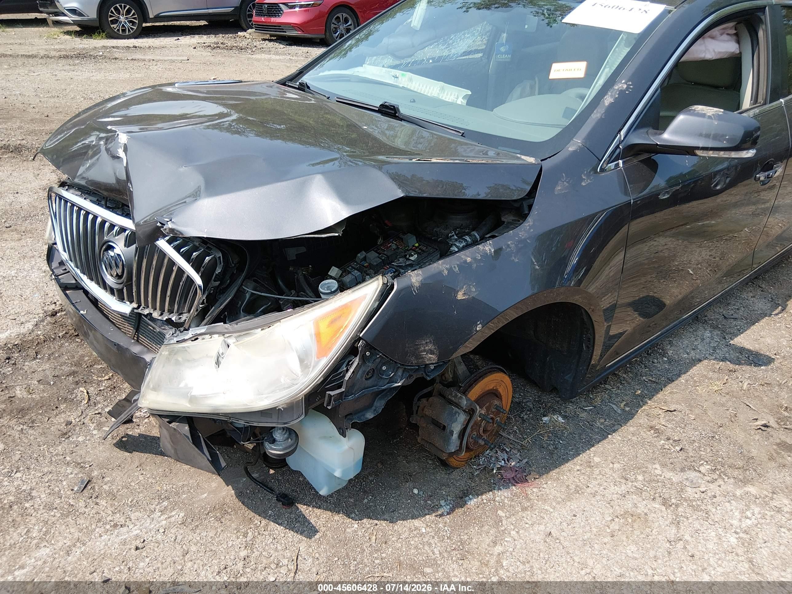 2013 Buick Lacrosse Leather Group Серый vin: 1G4GC5E39DF120917