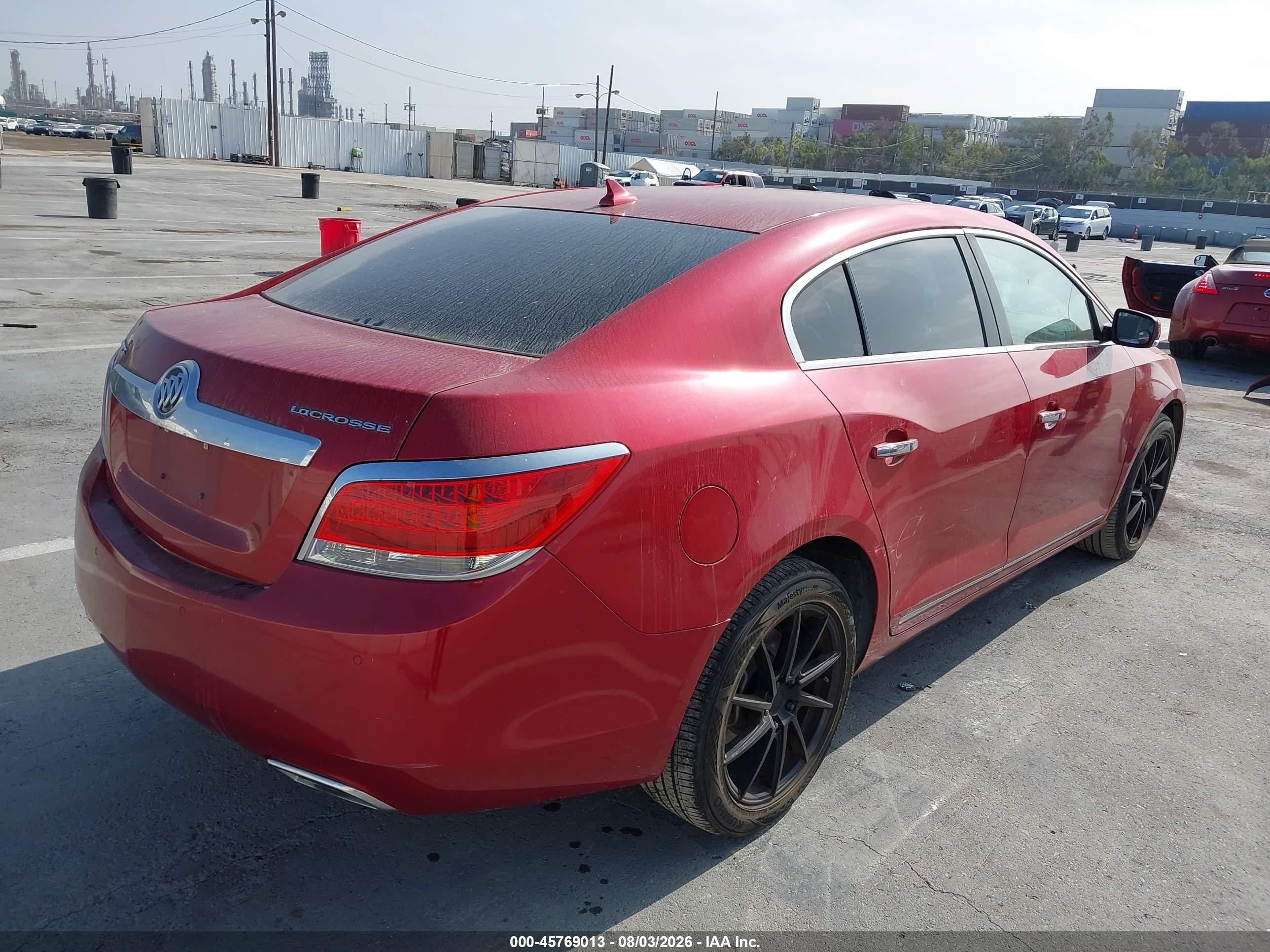 2013 Buick Lacrosse Leather Group Red vin: 1G4GC5E39DF306313