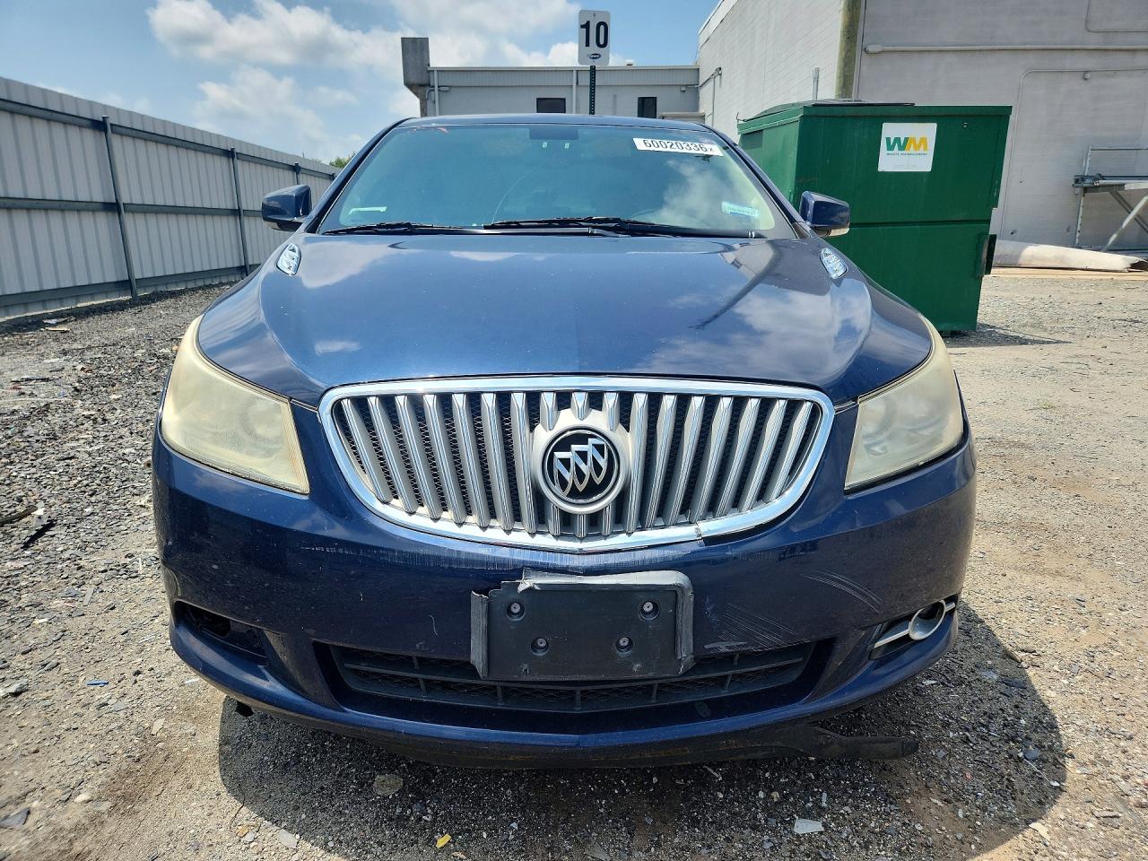 2012 Buick Lacrosse Blue vin: 1G4GC5E3XCF302172