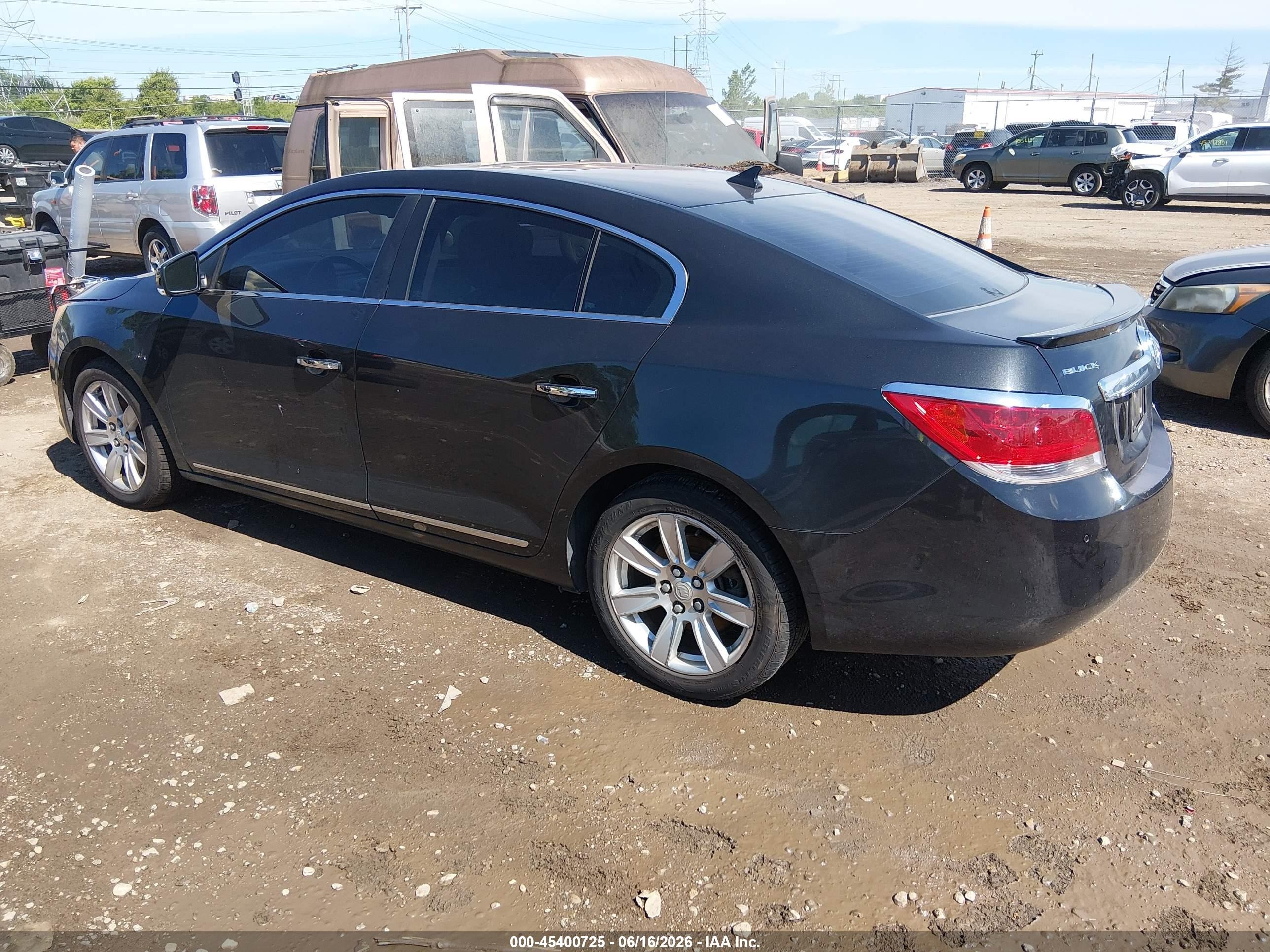 2011 Buick Lacrosse Cxl Черный vin: 1G4GC5EC0BF120169