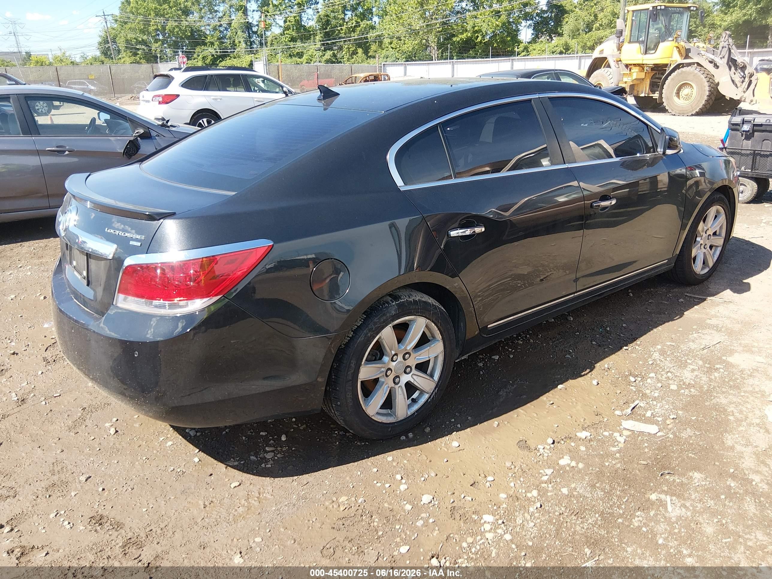 2011 Buick Lacrosse Cxl Черный vin: 1G4GC5EC0BF120169