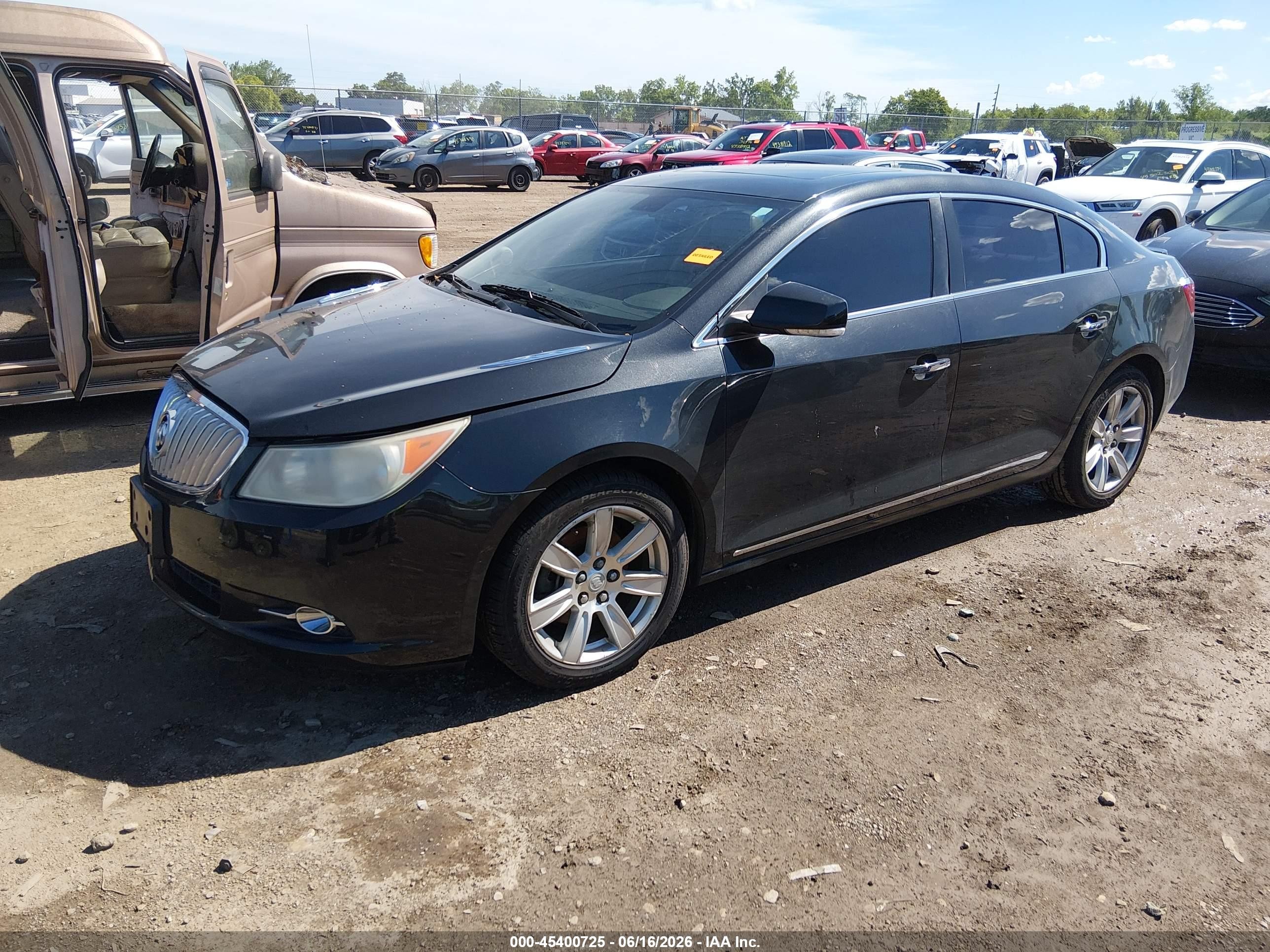 2011 Buick Lacrosse Cxl Черный vin: 1G4GC5EC0BF120169