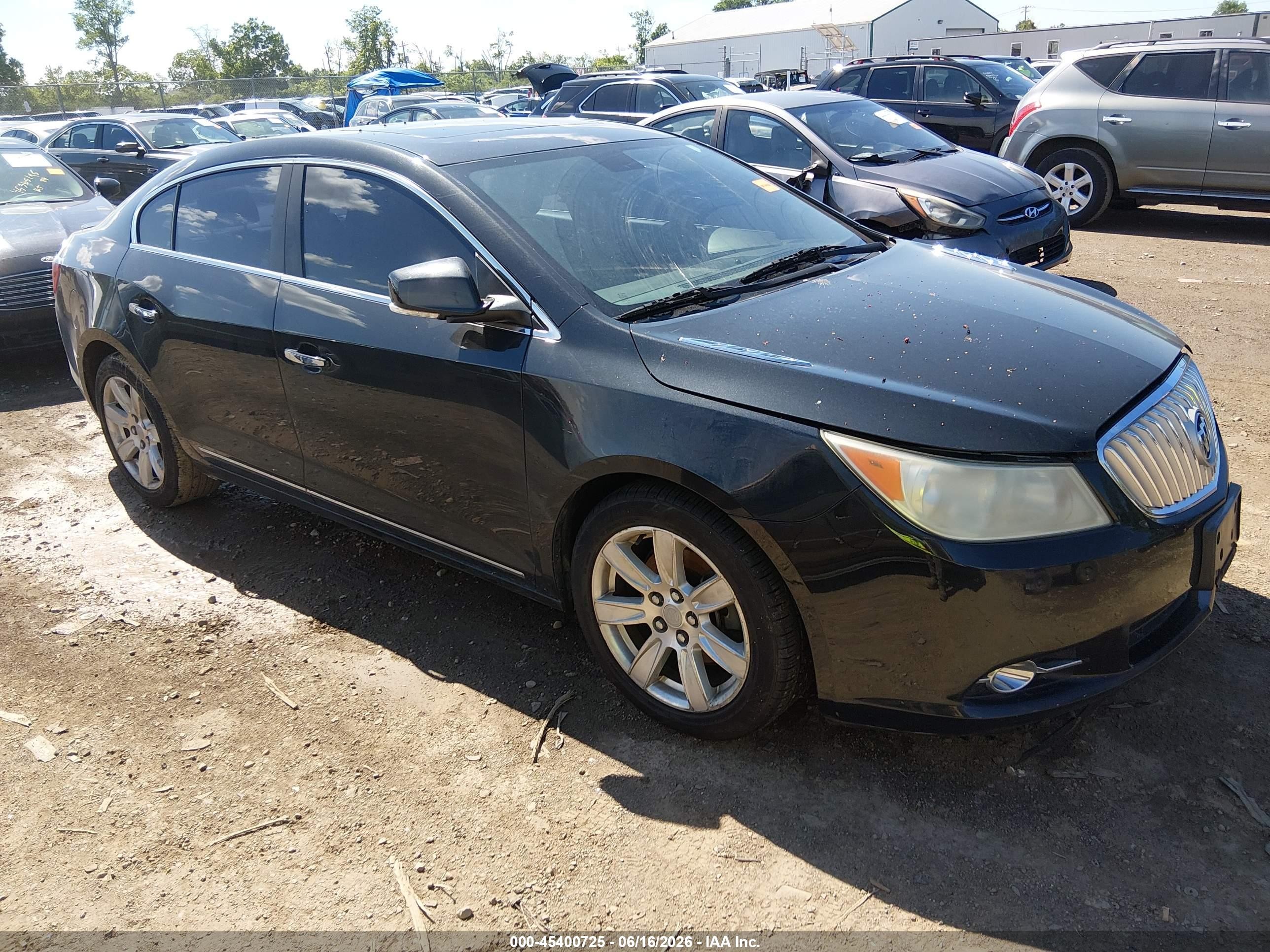 2011 Buick Lacrosse Cxl Black vin: 1G4GC5EC0BF120169