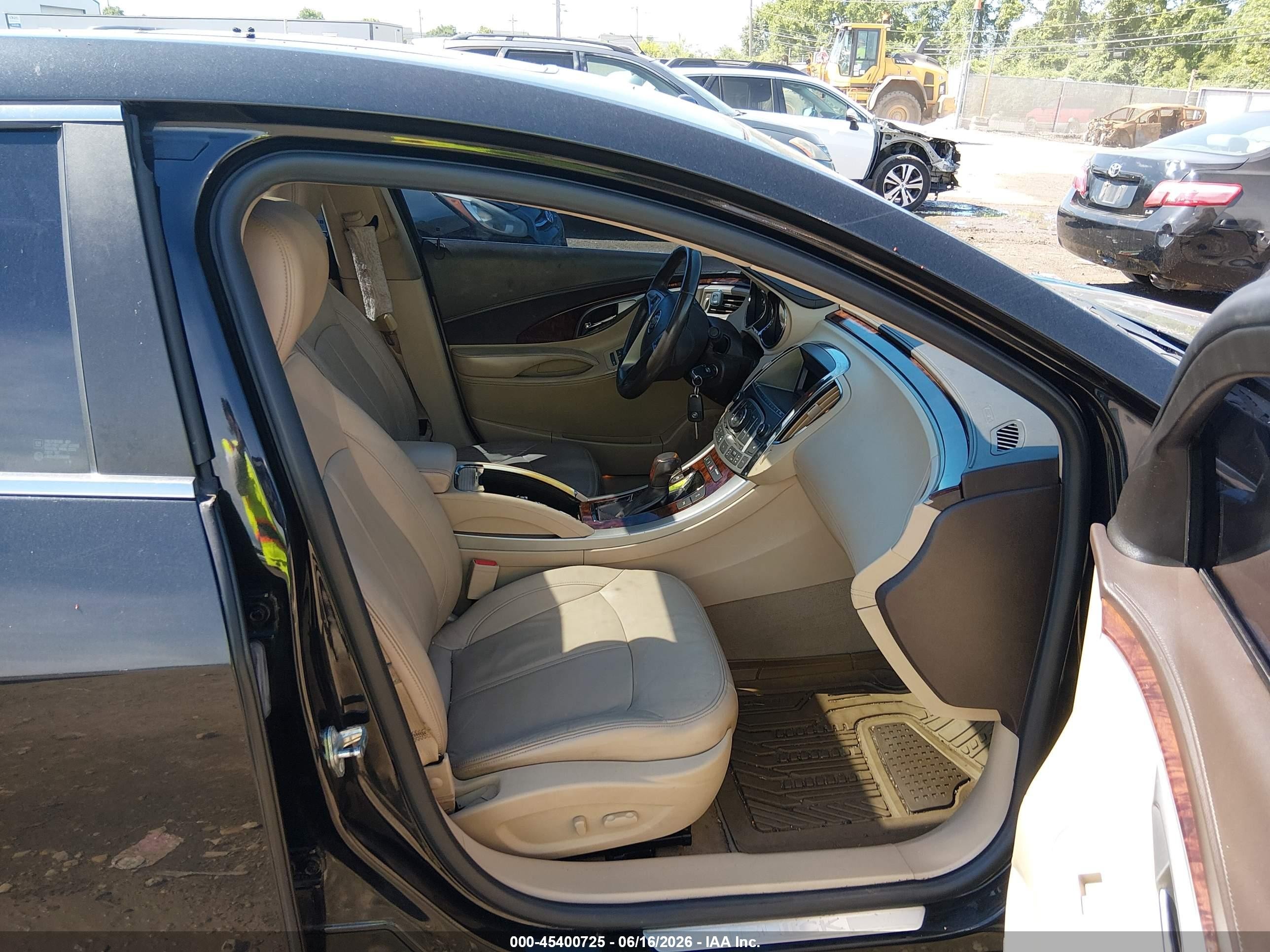 2011 Buick Lacrosse Cxl Черный vin: 1G4GC5EC0BF120169