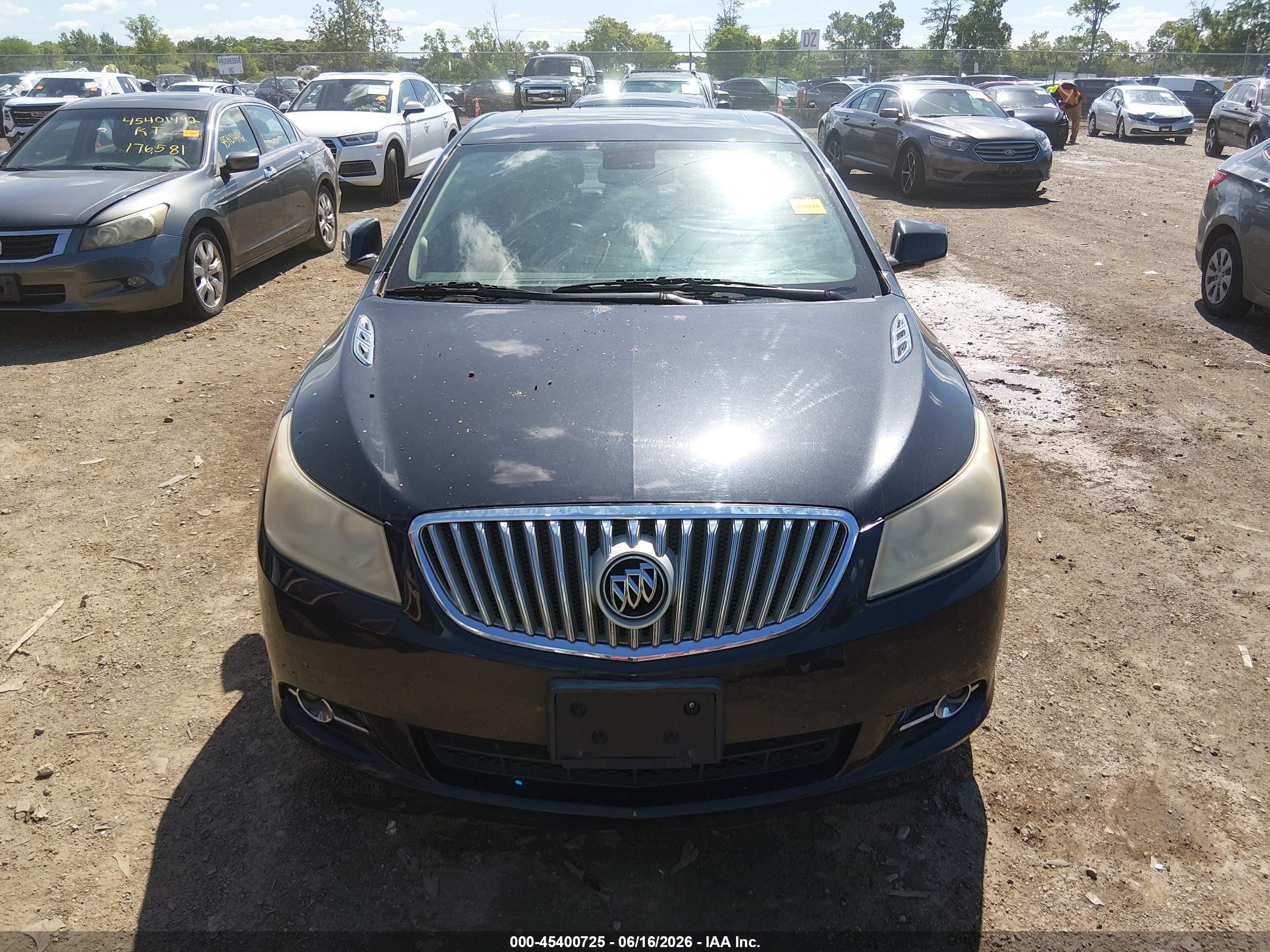 2011 Buick Lacrosse Cxl Черный vin: 1G4GC5EC0BF120169