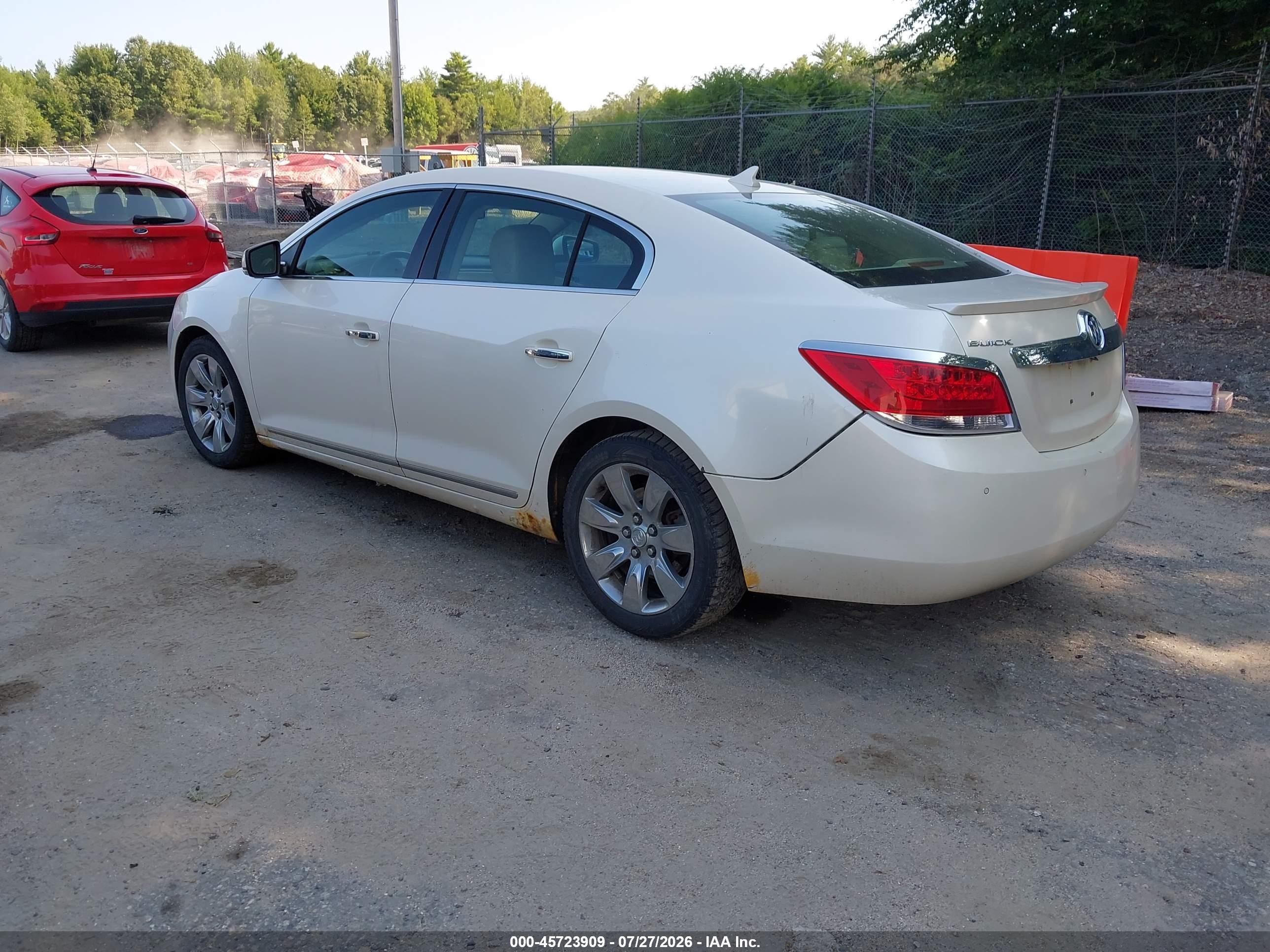 2011 Buick Lacrosse Cxl Белый vin: 1G4GC5EC0BF340914