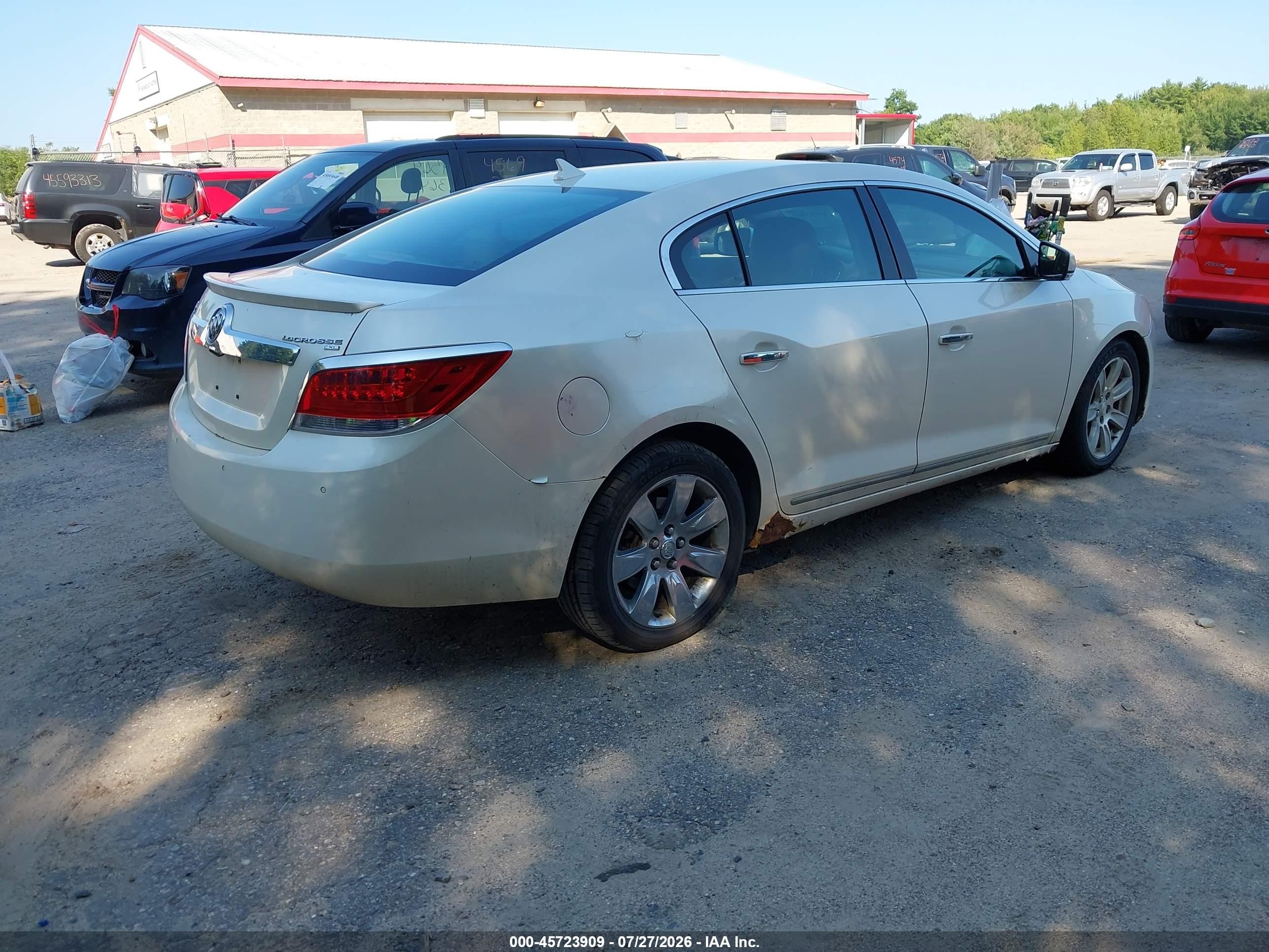 2011 Buick Lacrosse Cxl Белый vin: 1G4GC5EC0BF340914