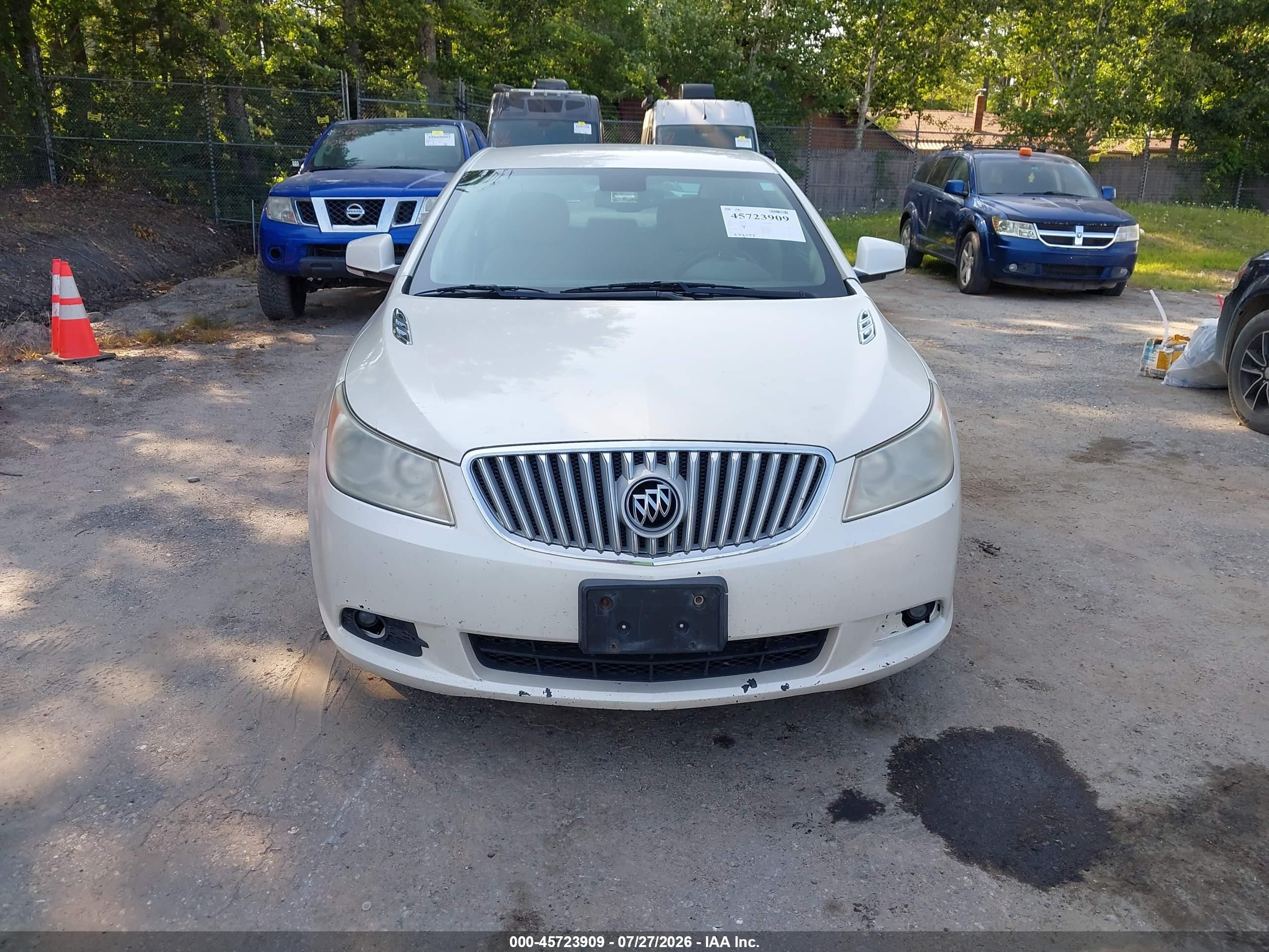 2011 Buick Lacrosse Cxl Белый vin: 1G4GC5EC0BF340914