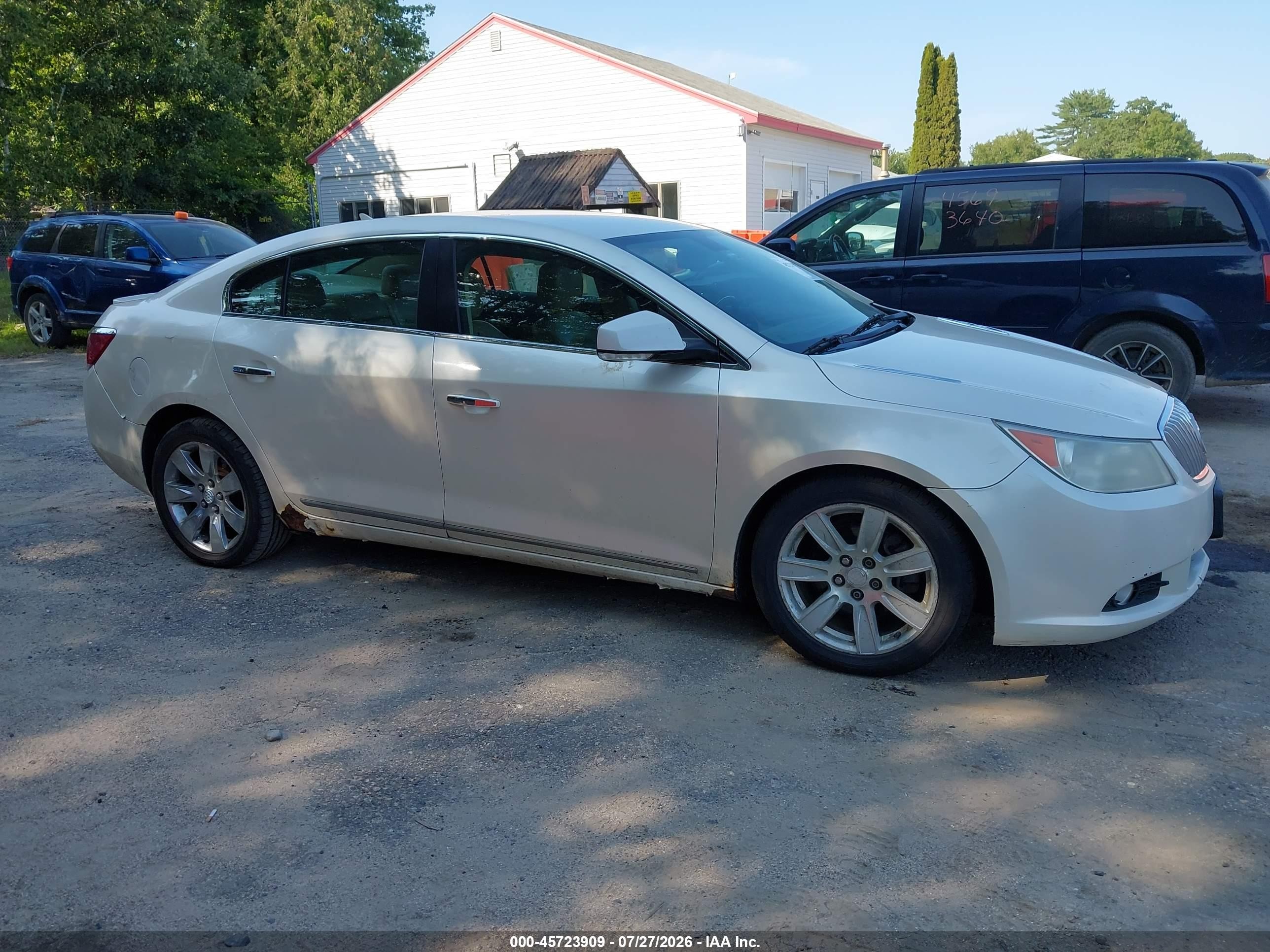 2011 Buick Lacrosse Cxl Белый vin: 1G4GC5EC0BF340914