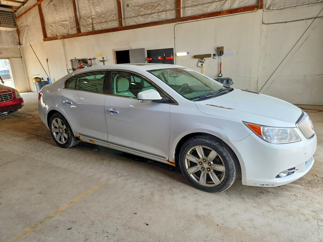 2011 Buick Lacrosse Cxl White vin: 1G4GC5EC8BF373479