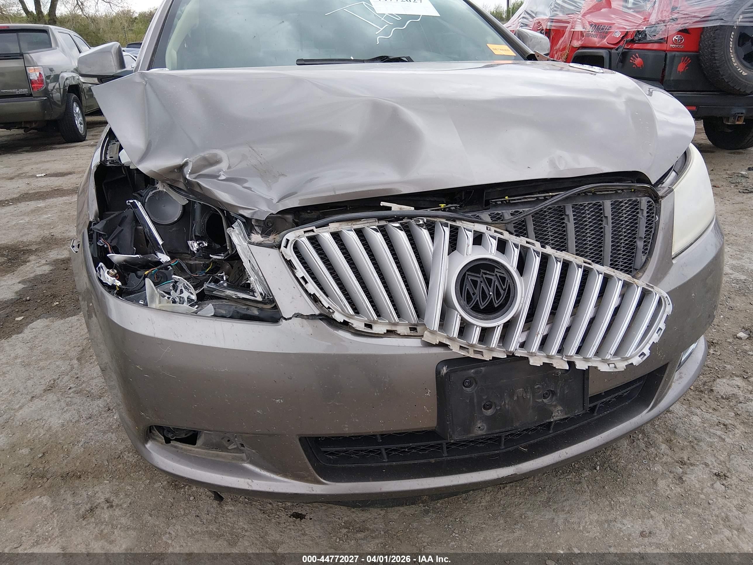 2011 Buick Lacrosse Cxl Tan vin: 1G4GC5EC9BF116038