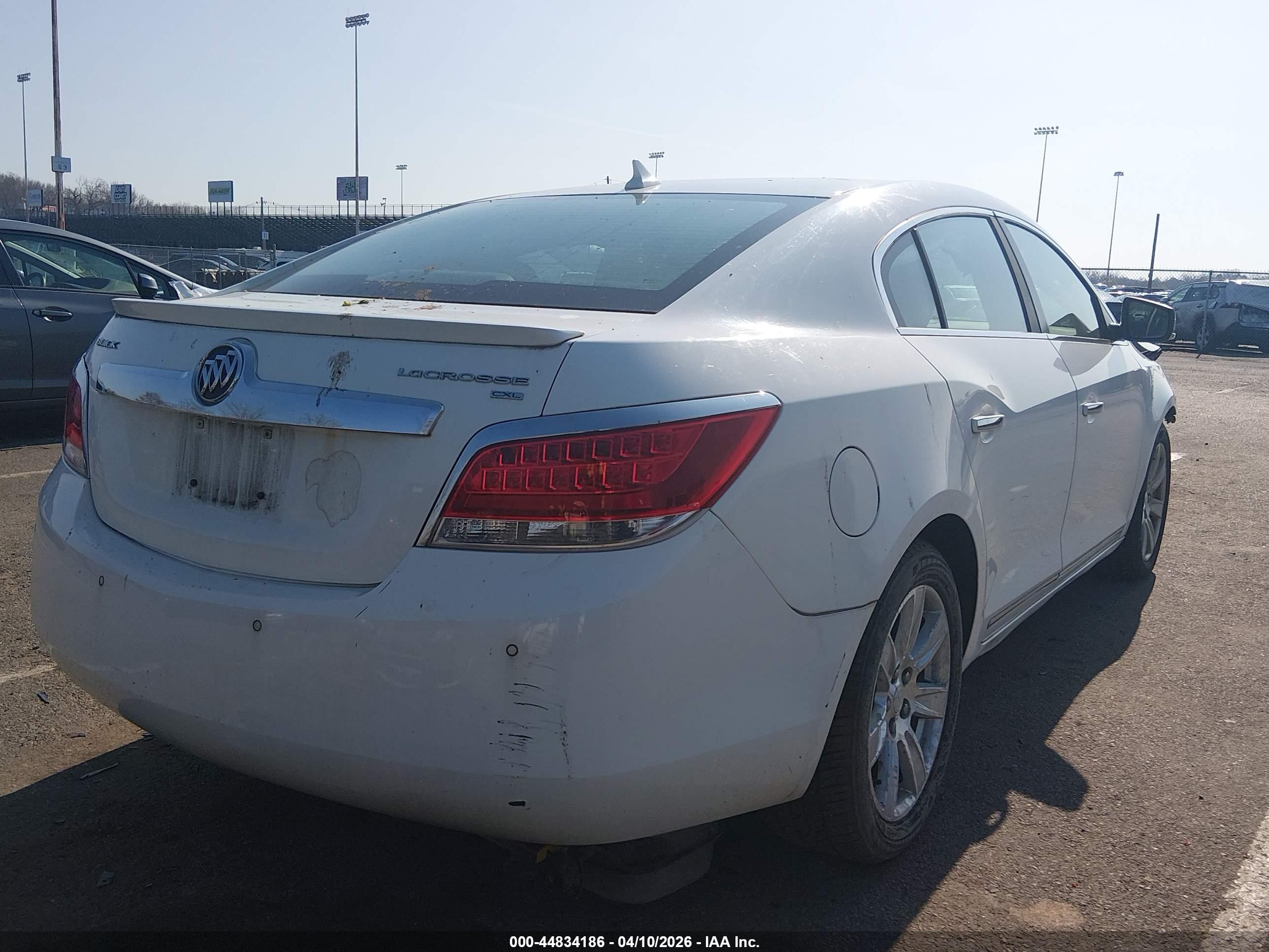 2011 Buick Lacrosse Cxl White vin: 1G4GC5ECXBF387853