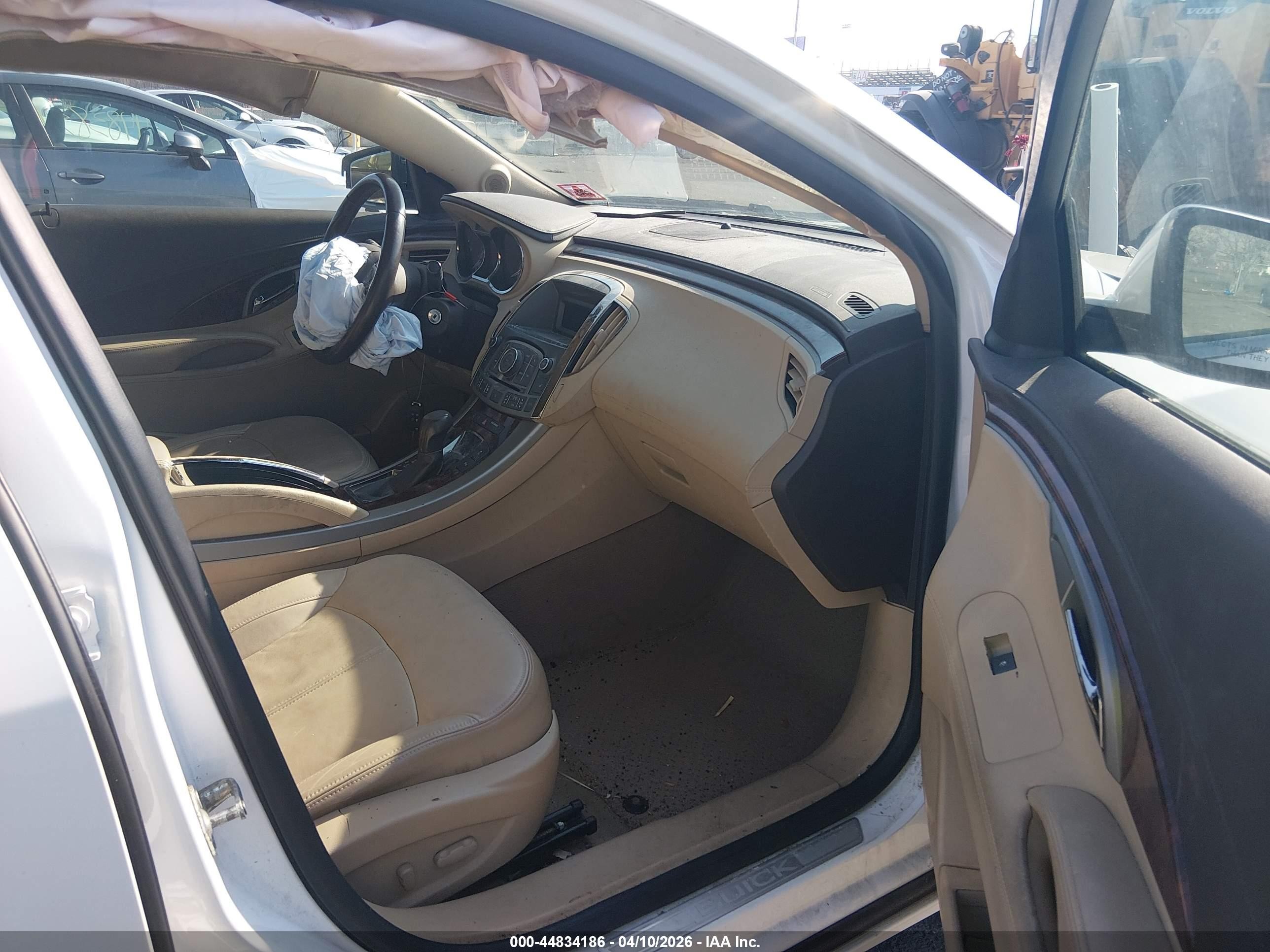 2011 Buick Lacrosse Cxl White vin: 1G4GC5ECXBF387853