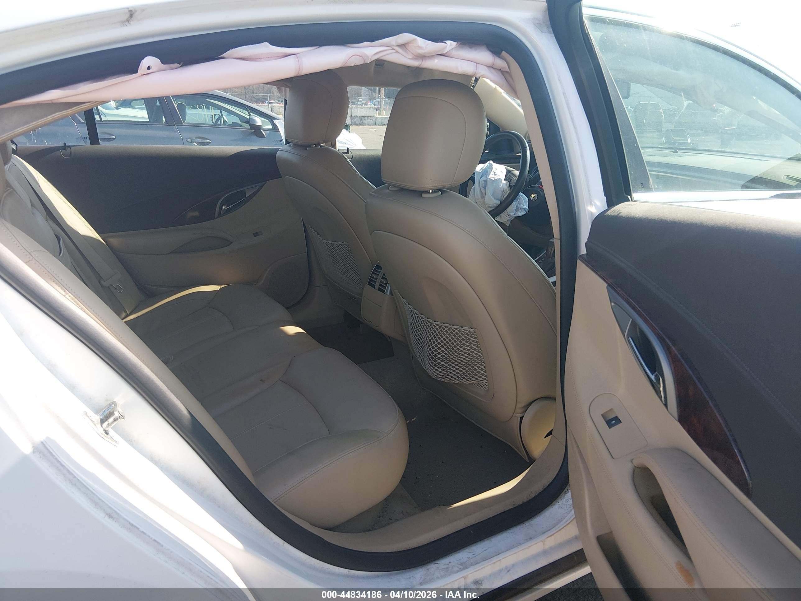 2011 Buick Lacrosse Cxl White vin: 1G4GC5ECXBF387853
