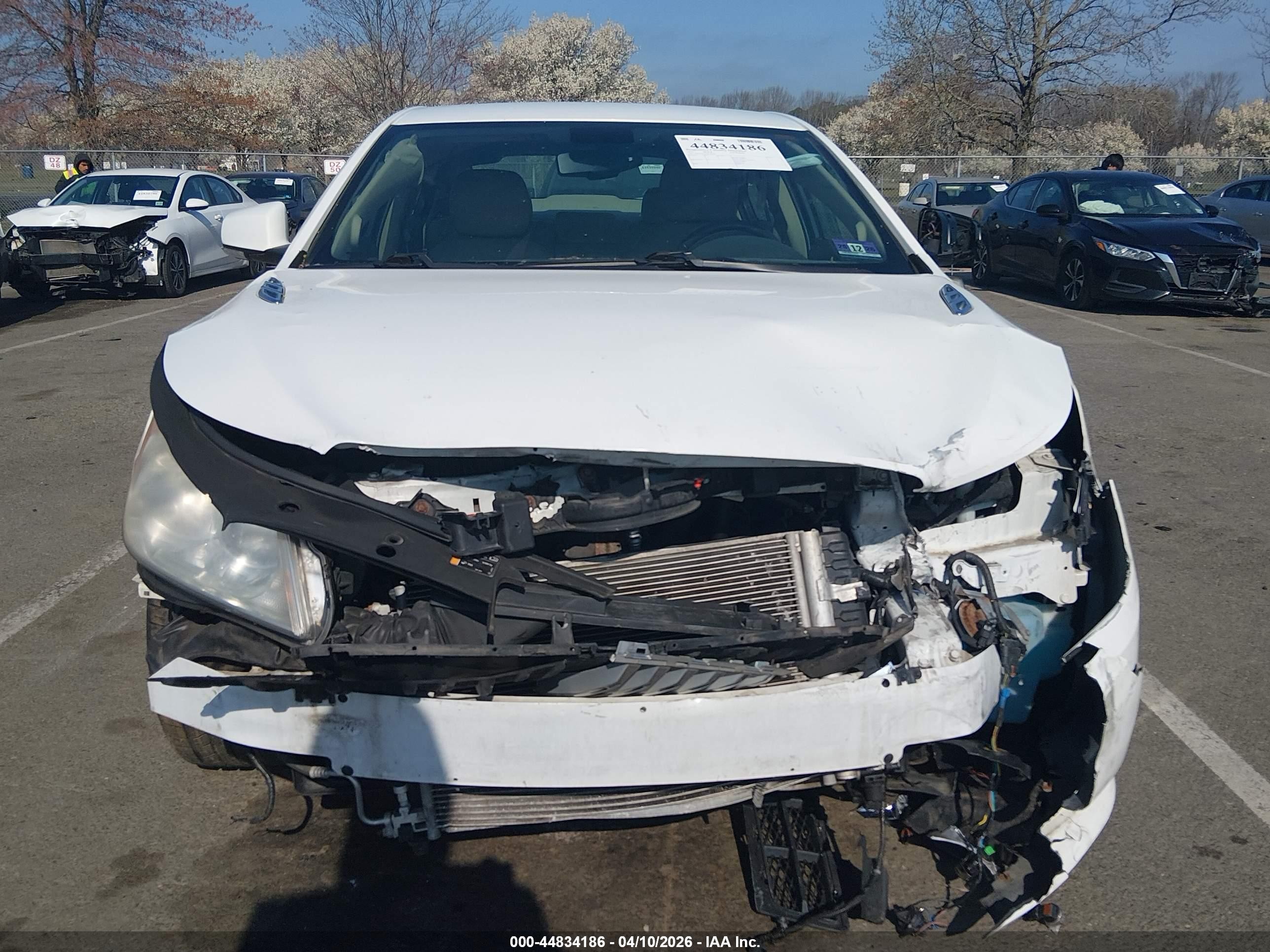 2011 Buick Lacrosse Cxl White vin: 1G4GC5ECXBF387853