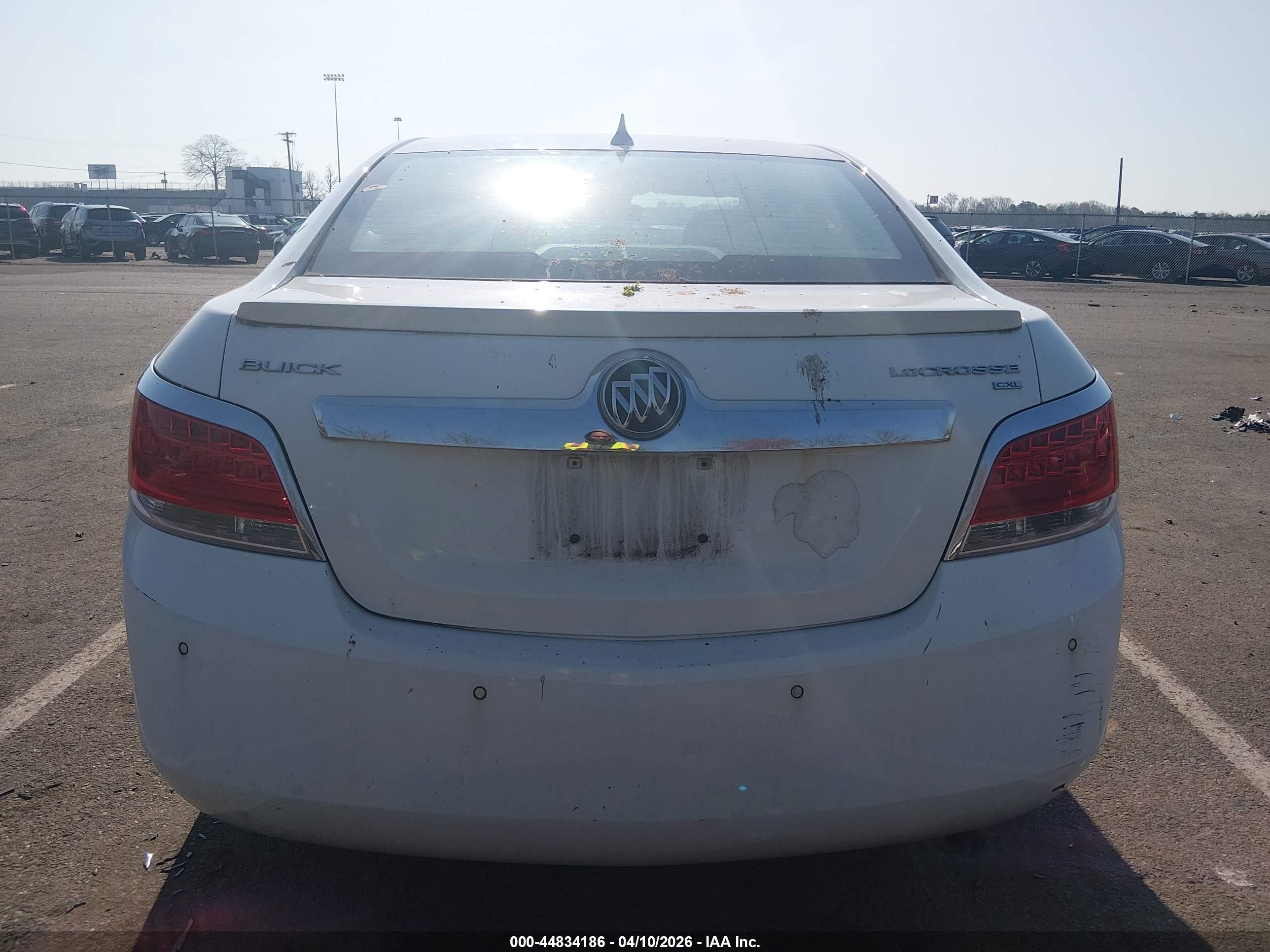 2011 Buick Lacrosse Cxl White vin: 1G4GC5ECXBF387853