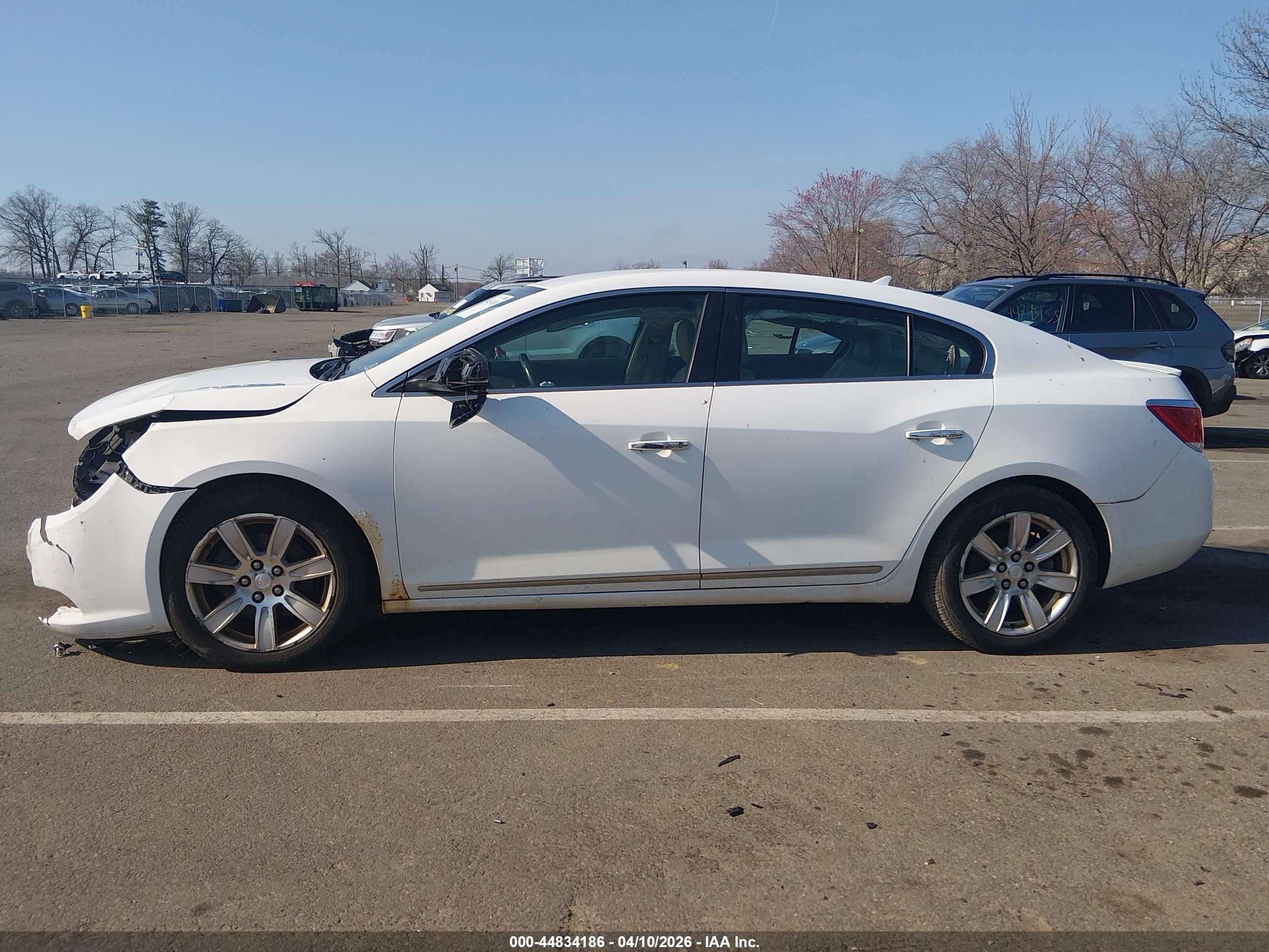 2011 Buick Lacrosse Cxl White vin: 1G4GC5ECXBF387853