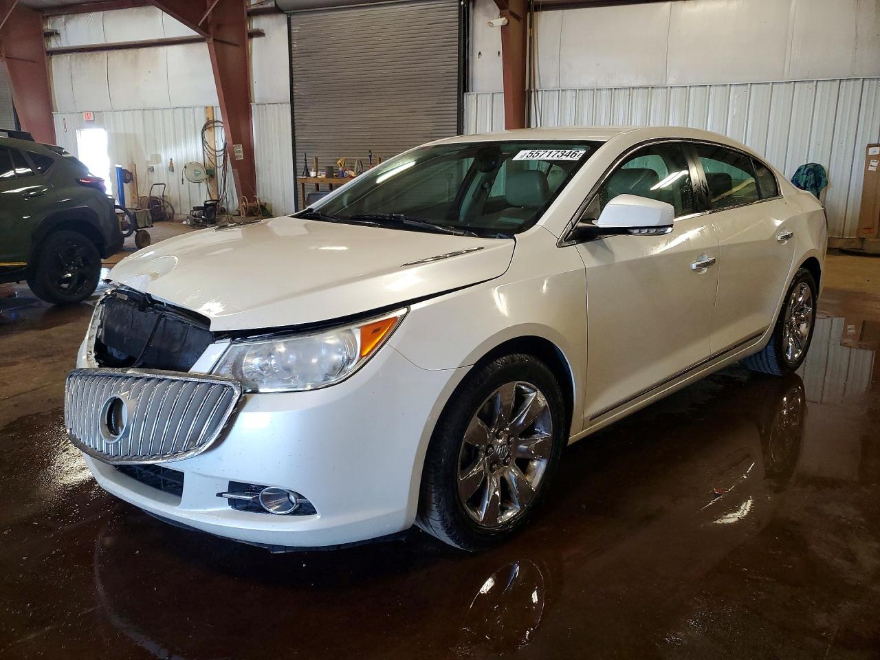 2011 Buick Lacrosse Cxl White vin: 1G4GC5ED0BF249022