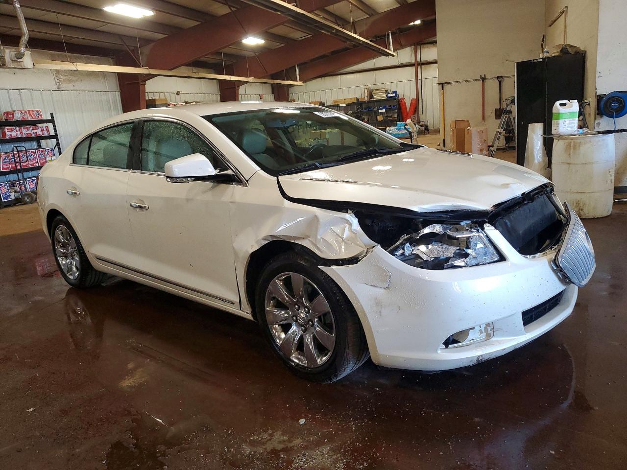 2011 Buick Lacrosse Cxl White vin: 1G4GC5ED0BF249022