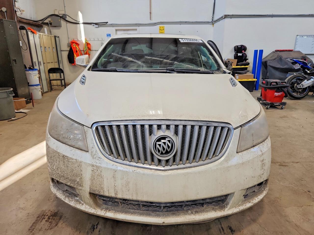 2011 Buick Lacrosse Cxl White vin: 1G4GC5ED0BF357740