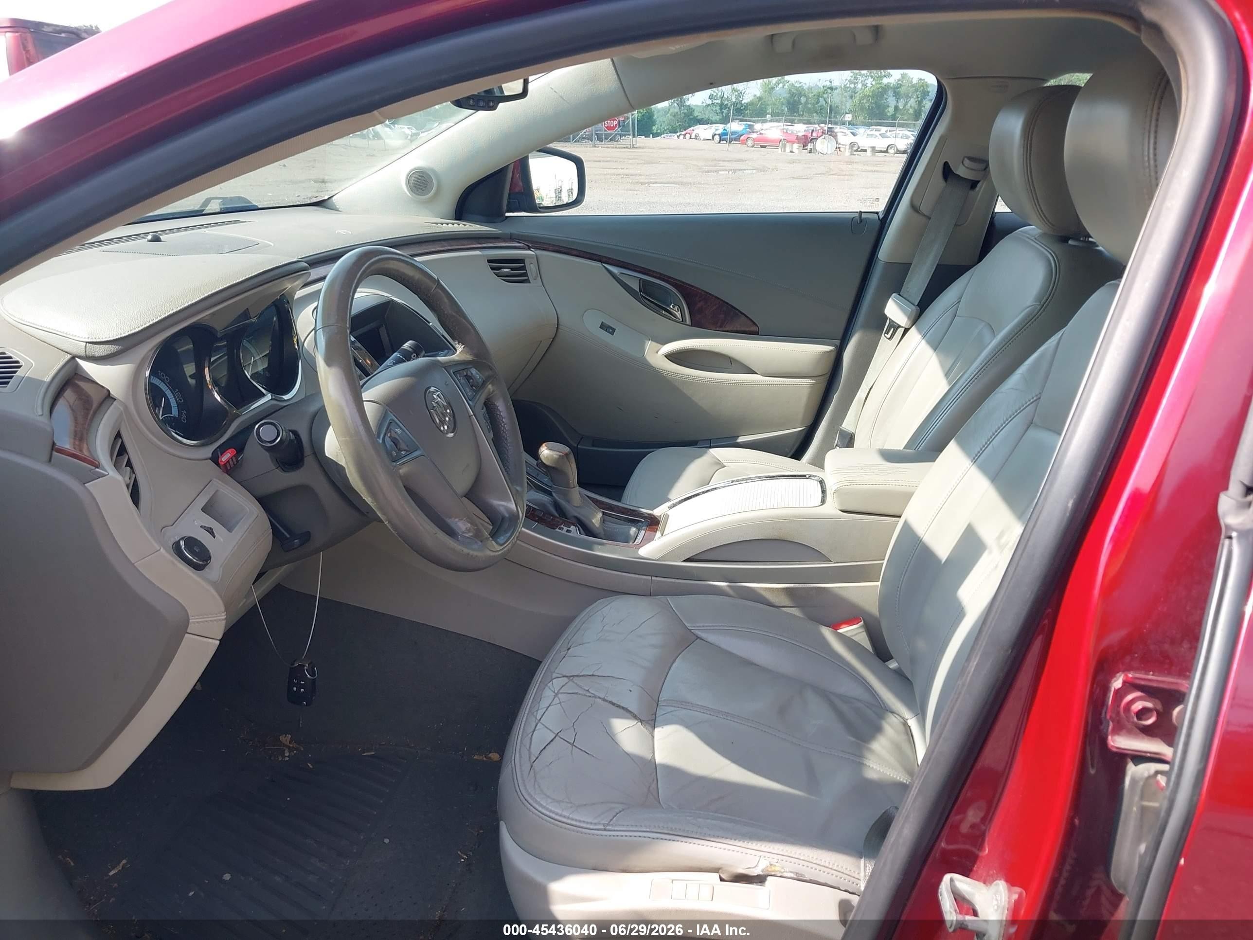 2011 Buick Lacrosse Cxl Maroon vin: 1G4GC5ED1BF199392