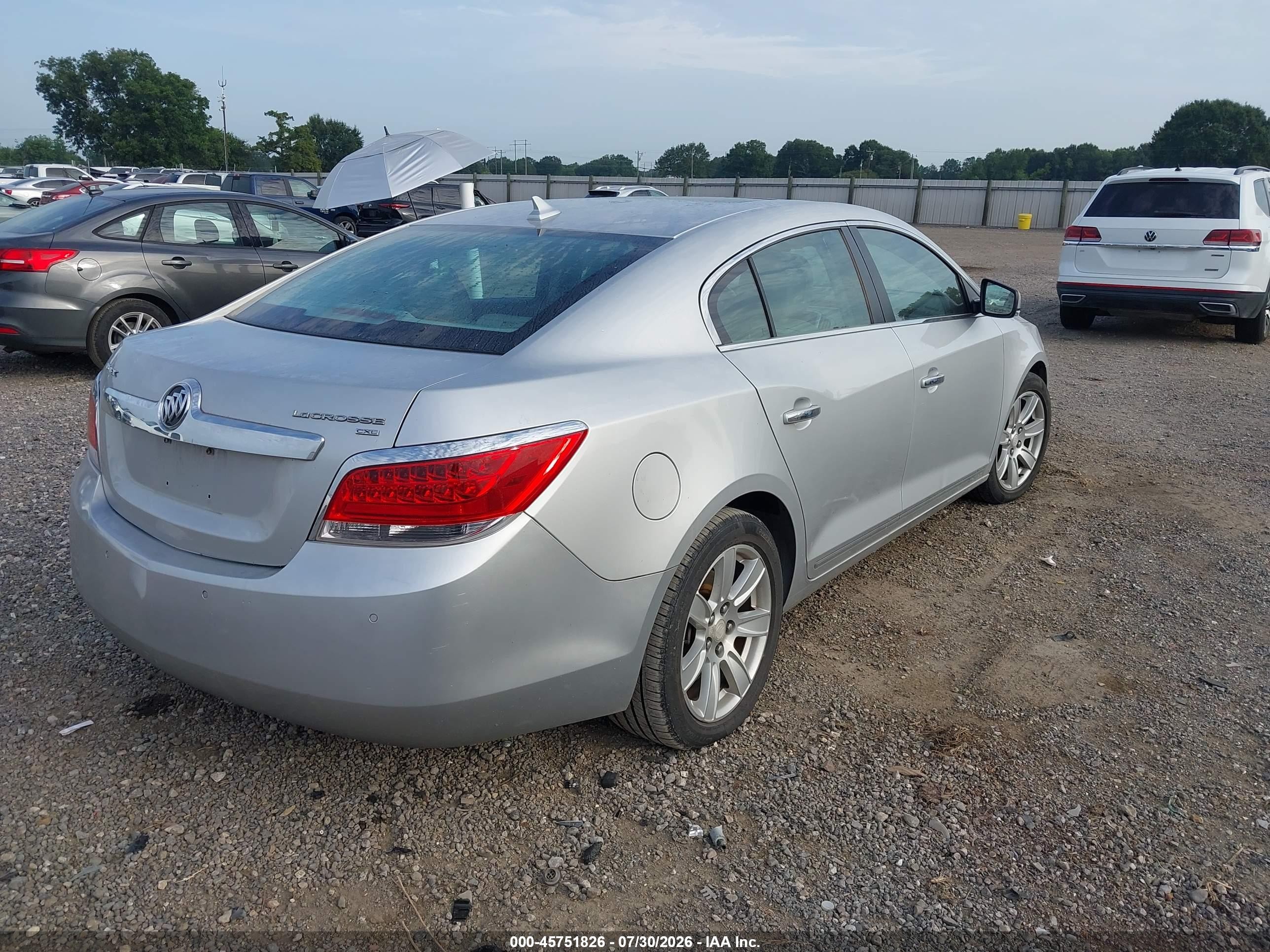 2011 Buick Lacrosse Cxl Silver vin: 1G4GC5ED1BF229393