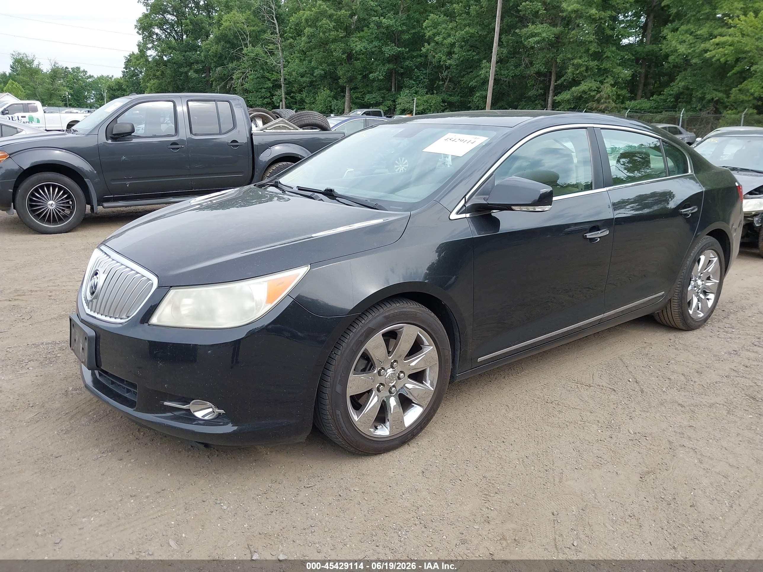 2011 Buick Lacrosse Cxl Black vin: 1G4GC5ED1BF280831