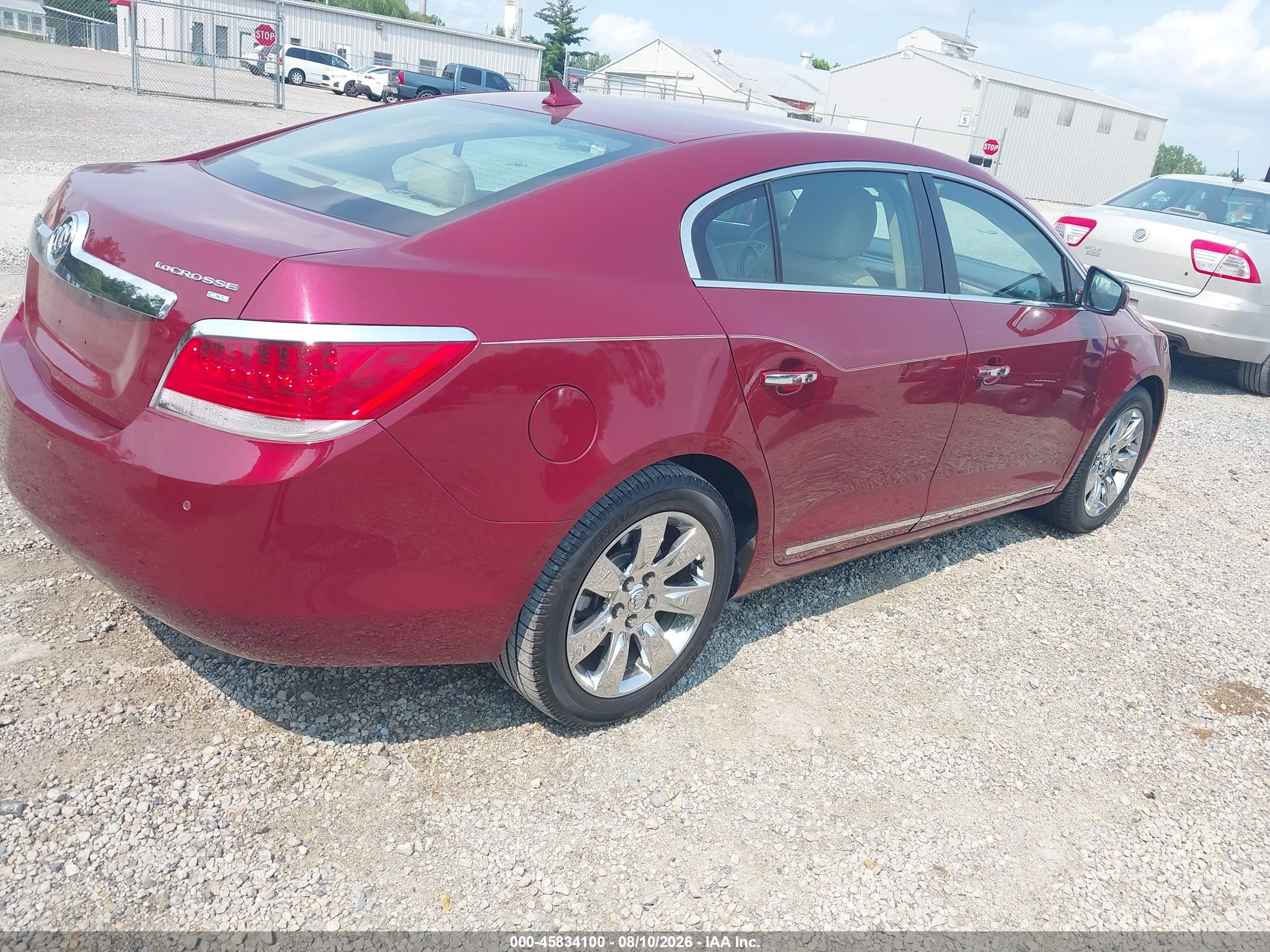 2011 Buick Lacrosse Cxl Red vin: 1G4GC5ED1BF311415