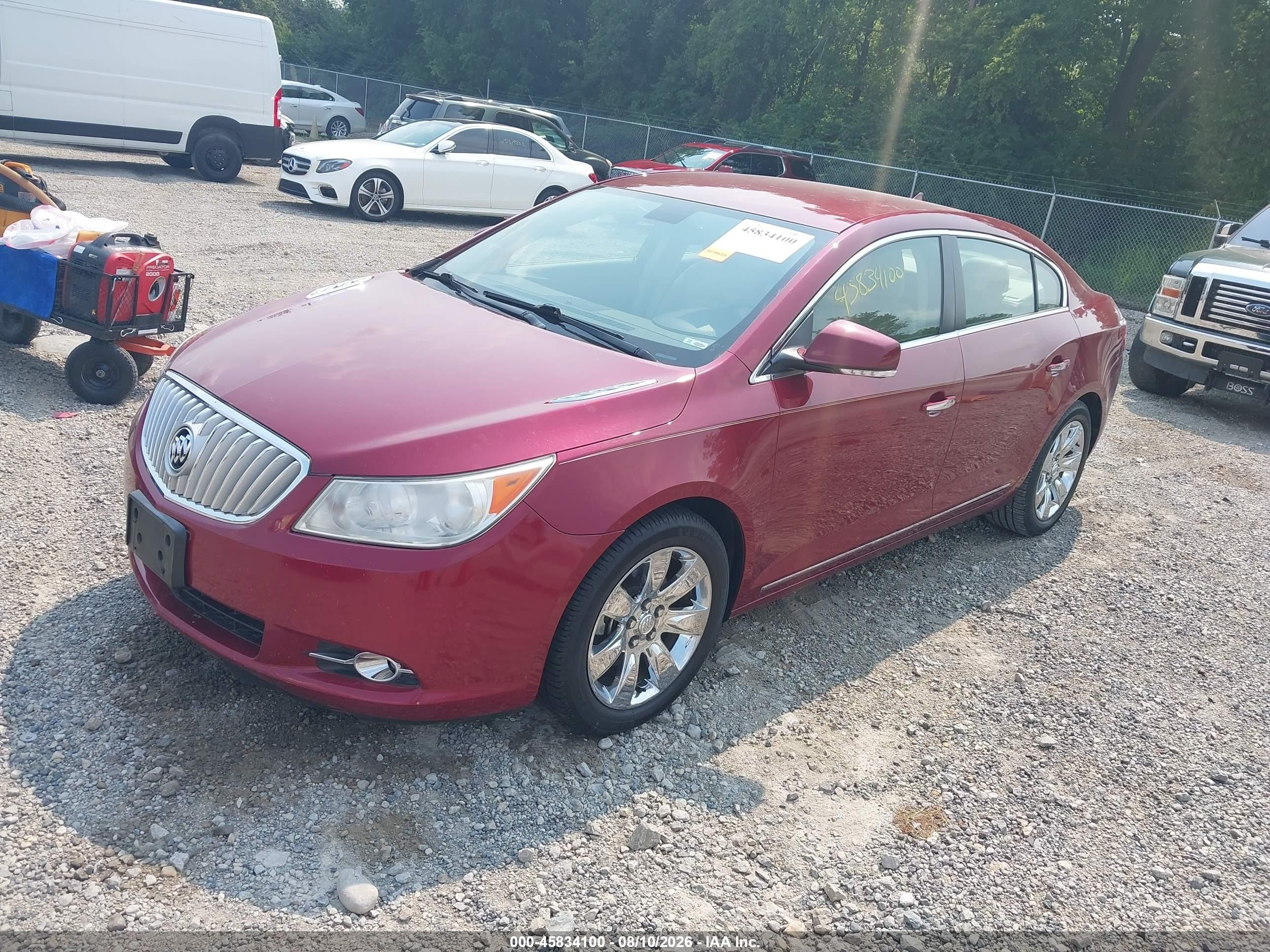 2011 Buick Lacrosse Cxl Red vin: 1G4GC5ED1BF311415
