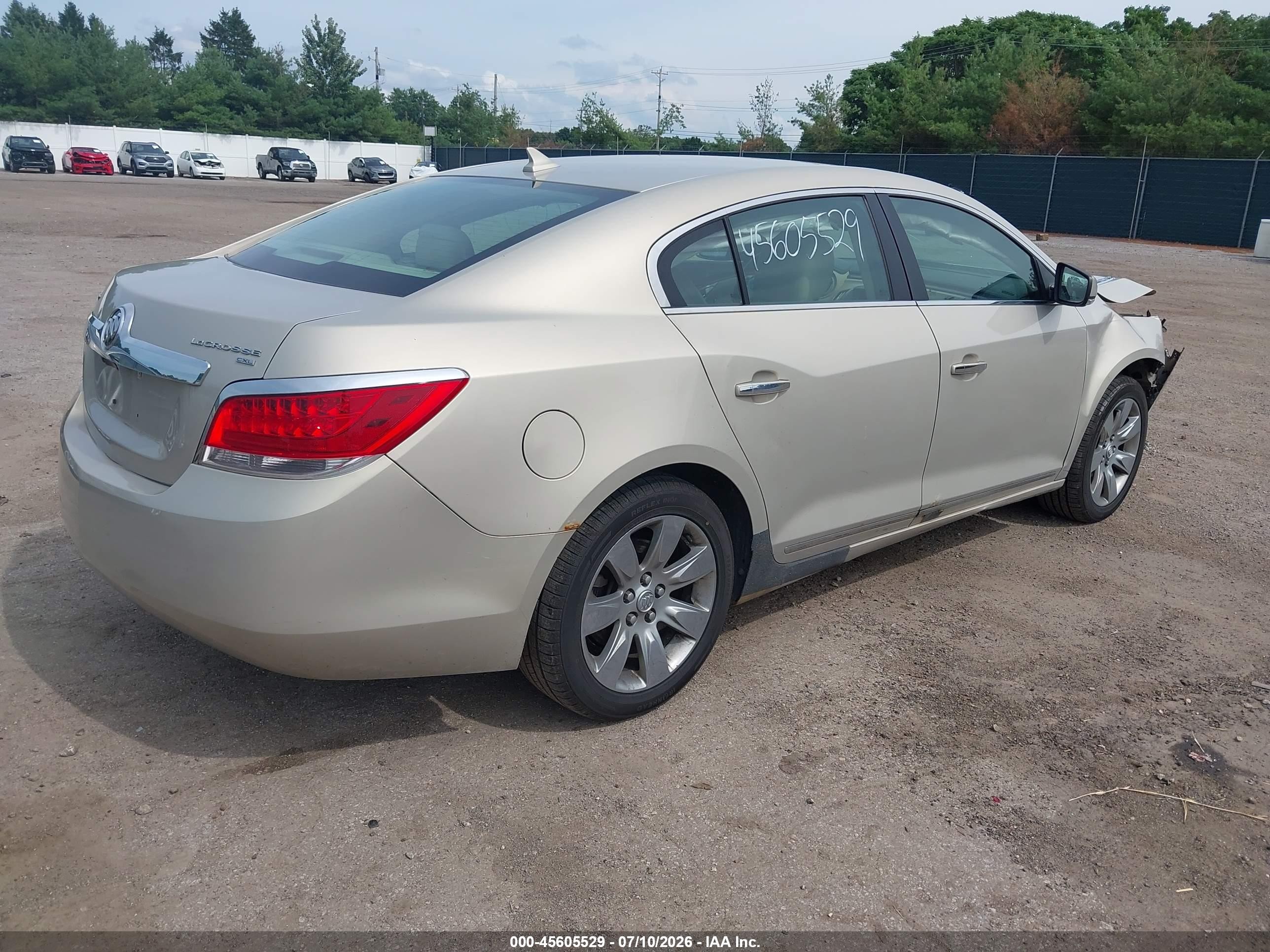 2011 Buick Lacrosse Cxl Champagne vin: 1G4GC5ED1BF337223