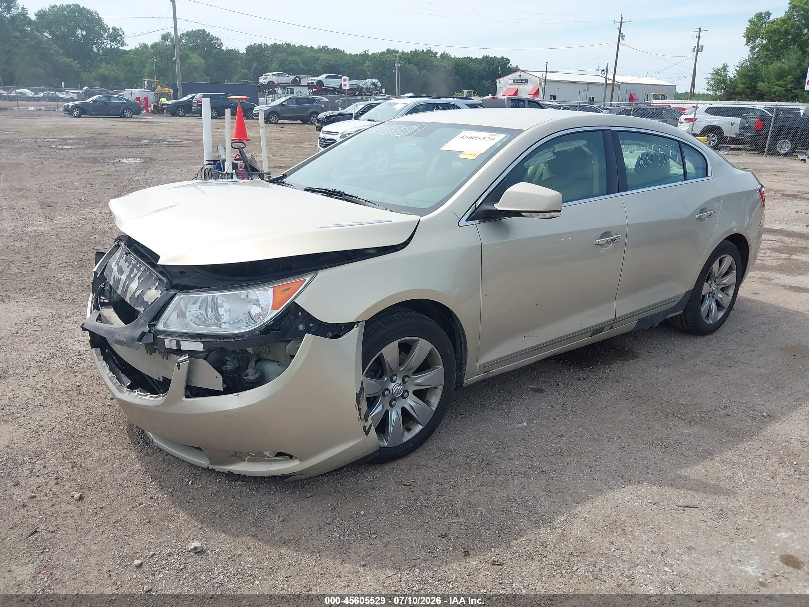2011 Buick Lacrosse Cxl Champagne vin: 1G4GC5ED1BF337223