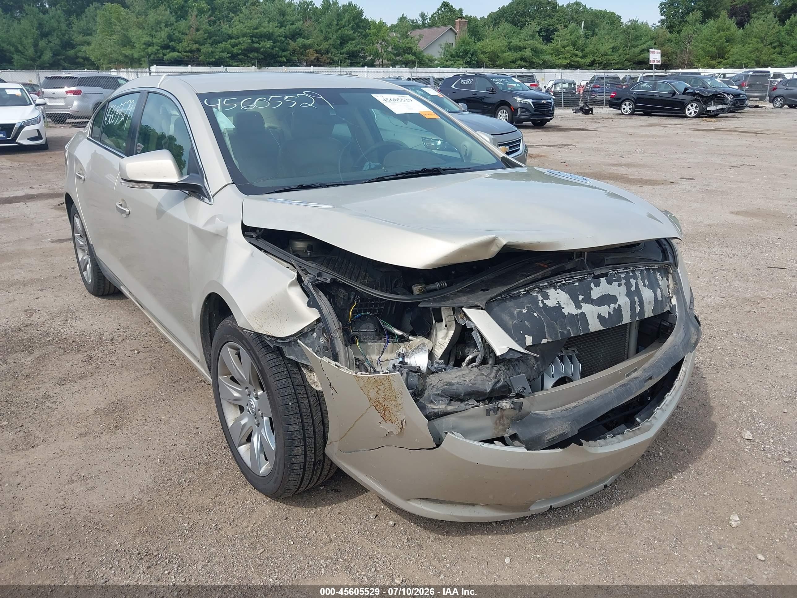 2011 Buick Lacrosse Cxl Champagne vin: 1G4GC5ED1BF337223