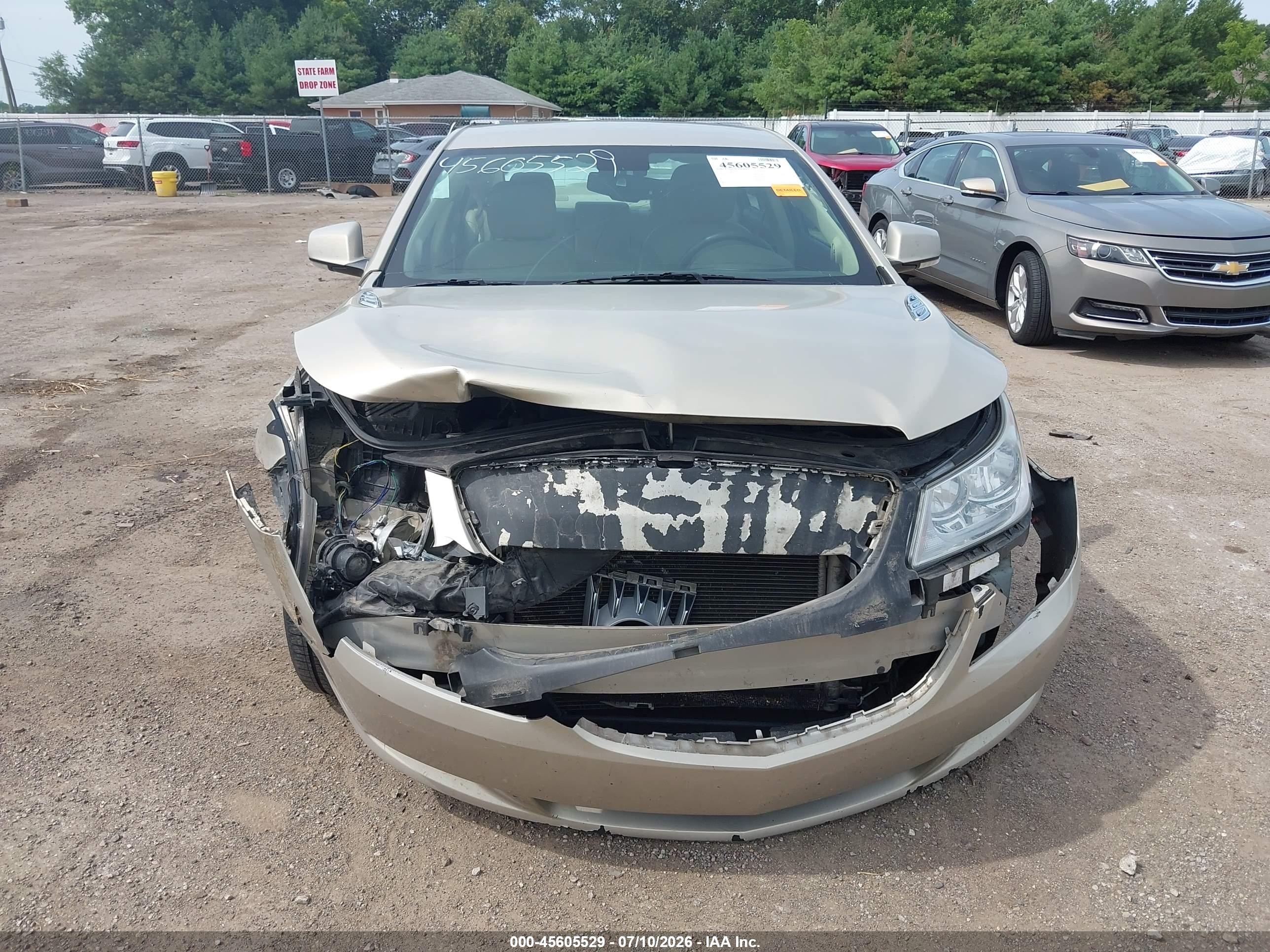 2011 Buick Lacrosse Cxl Champagne vin: 1G4GC5ED1BF337223