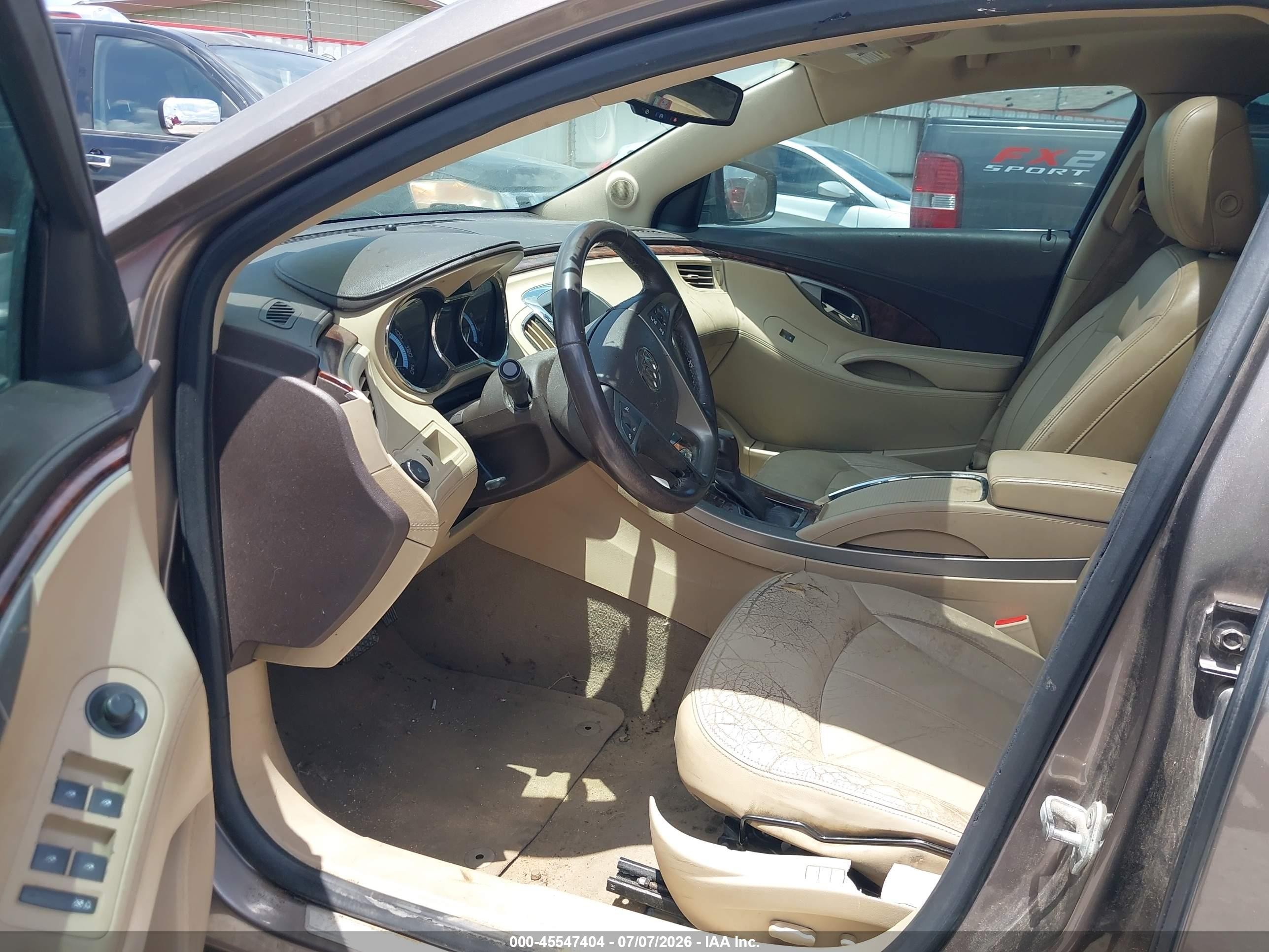 2011 Buick Lacrosse Cxl Коричневый vin: 1G4GC5ED1BF362655