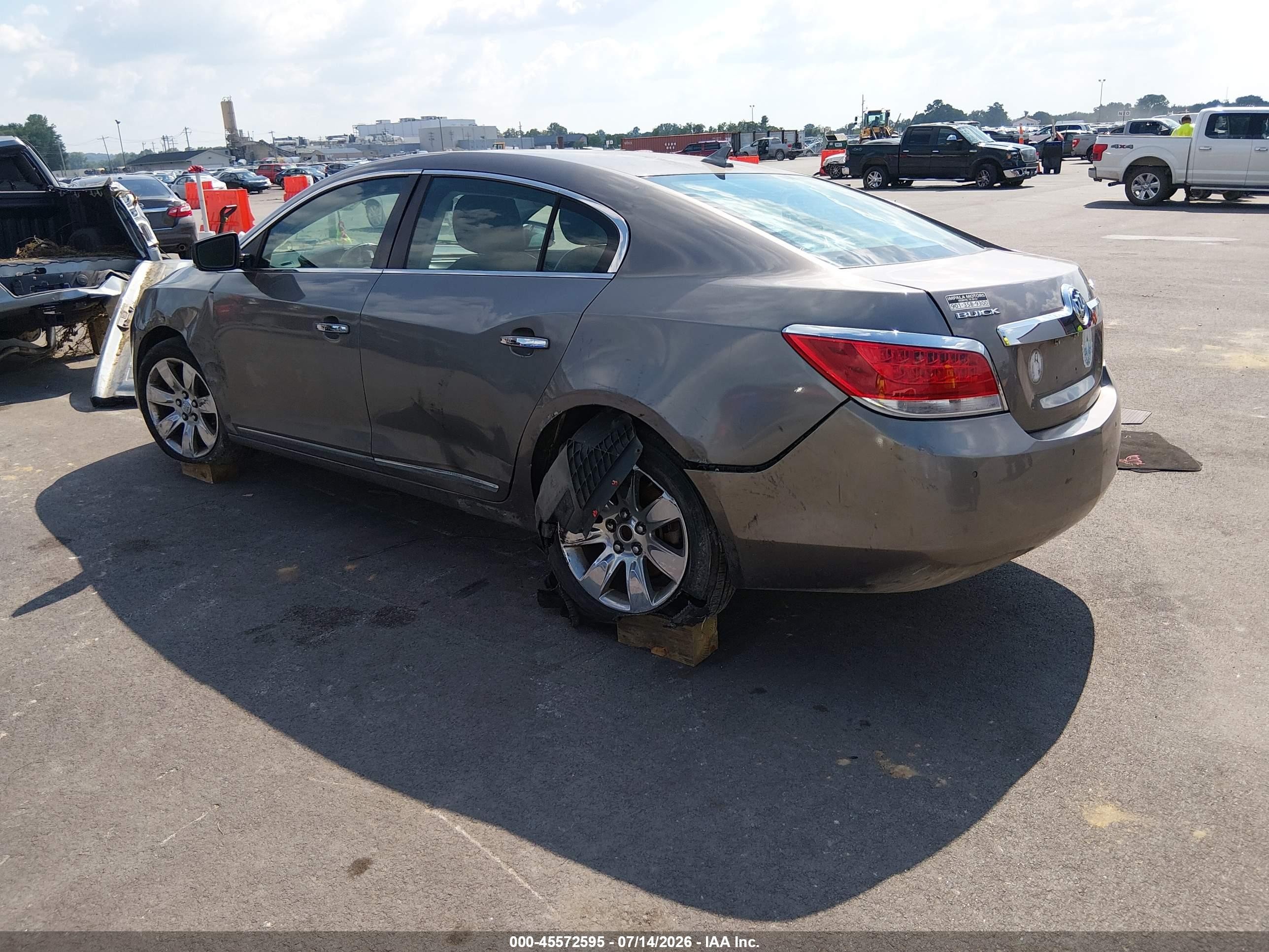 2011 Buick Lacrosse Cxl Gray vin: 1G4GC5ED2BF214529