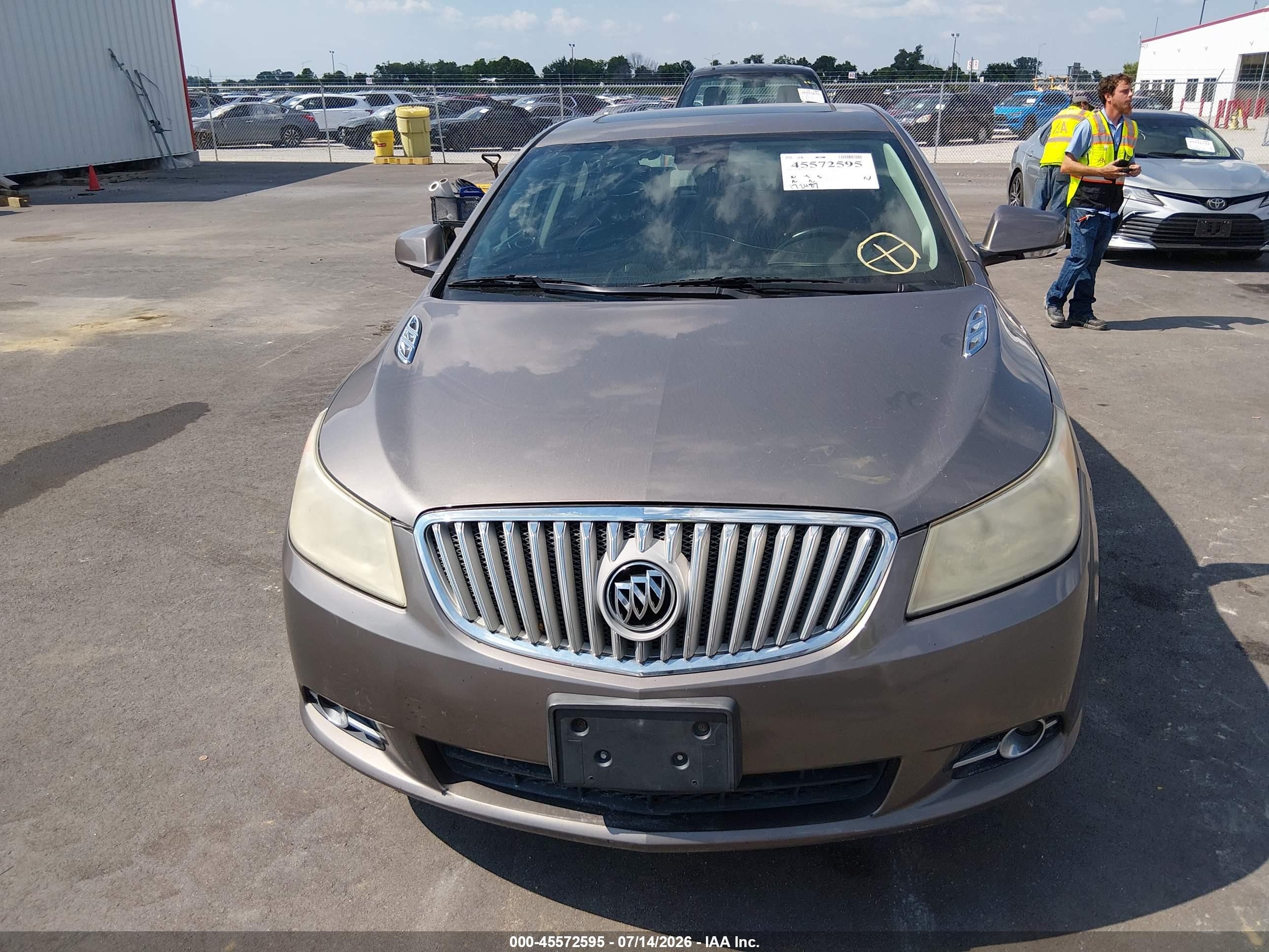2011 Buick Lacrosse Cxl Gray vin: 1G4GC5ED2BF214529
