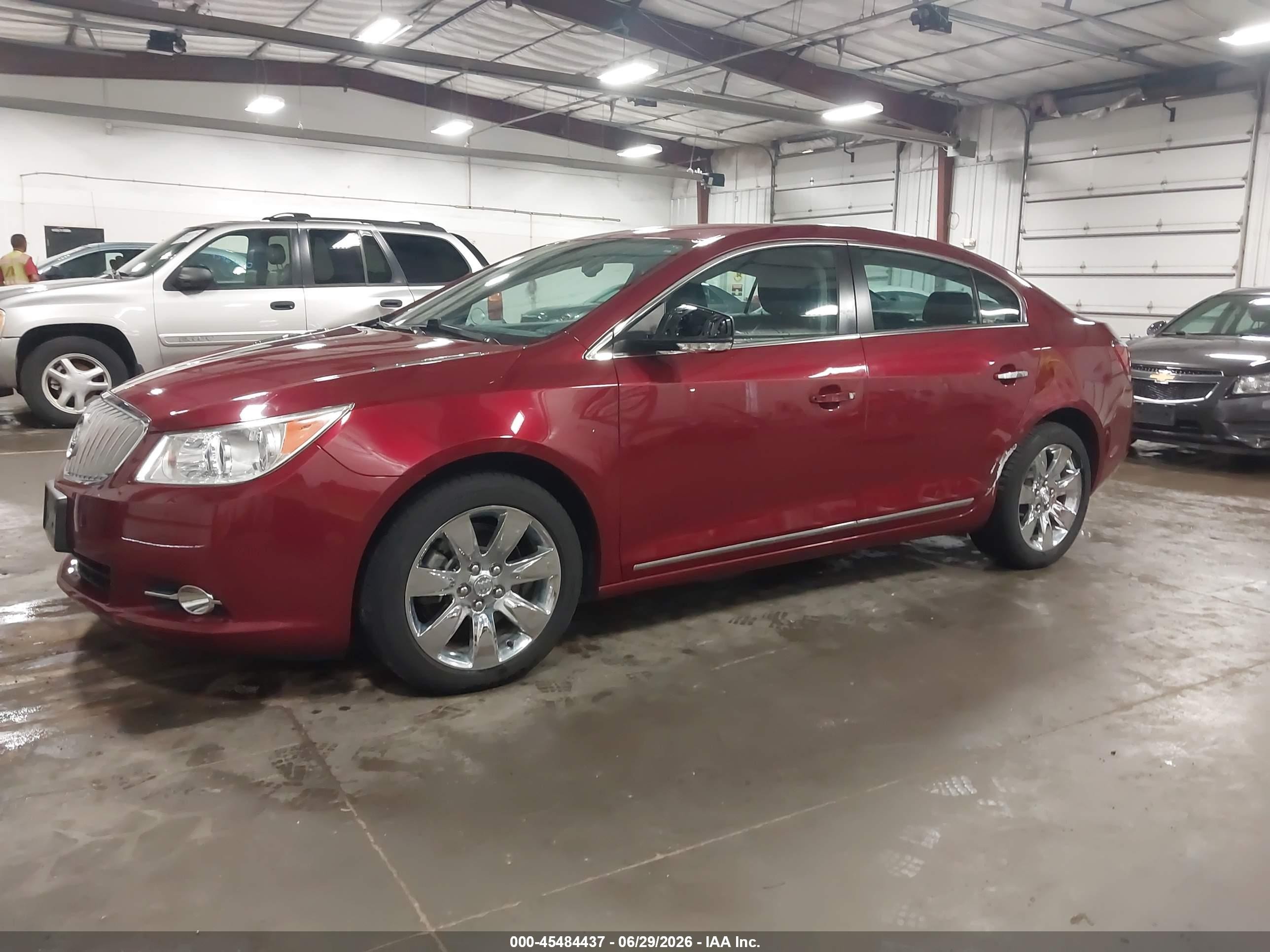2011 Buick Lacrosse Cxl Red vin: 1G4GC5ED2BF278800