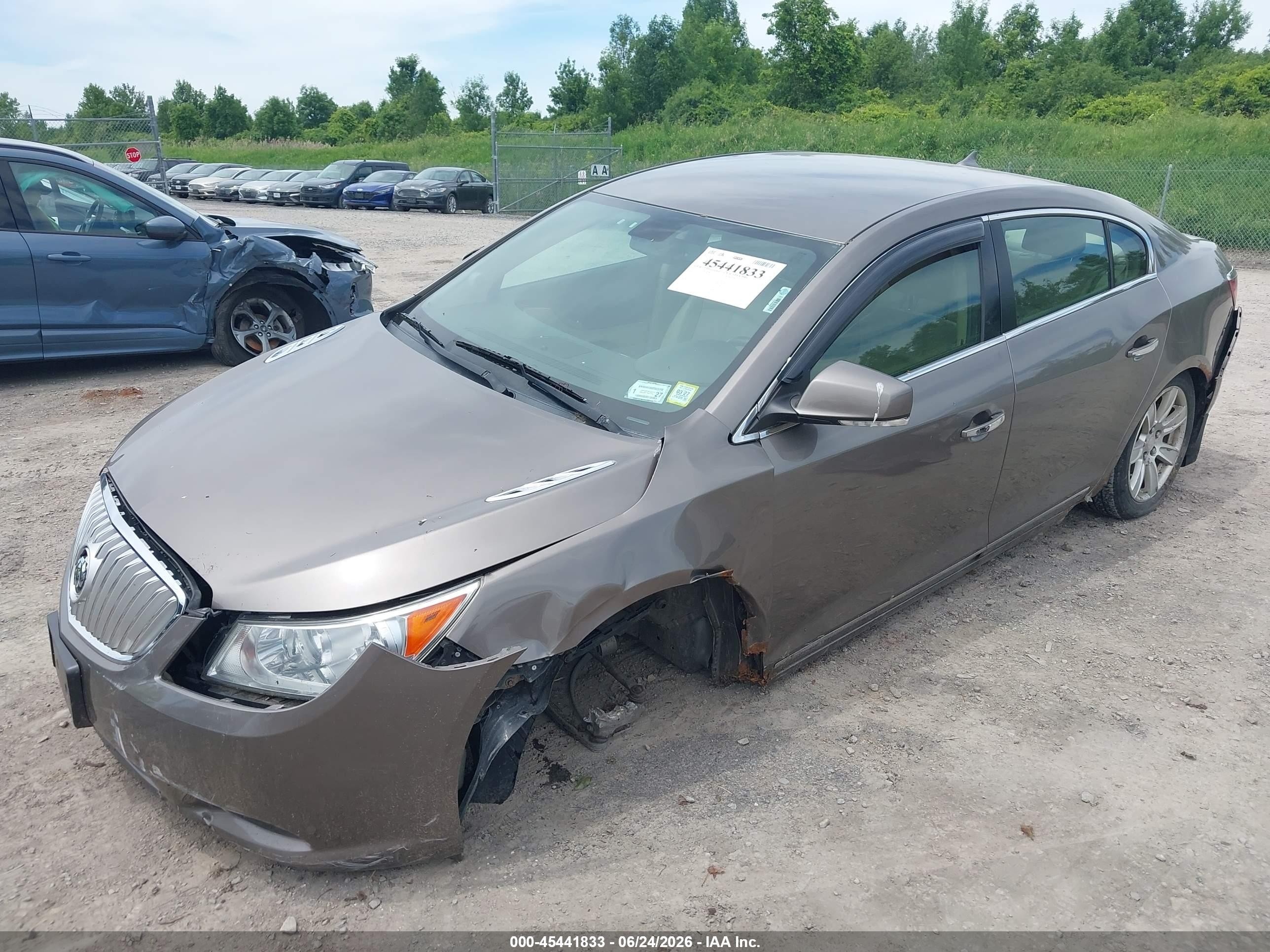 2011 Buick Lacrosse Cxl Brown vin: 1G4GC5ED2BF397124