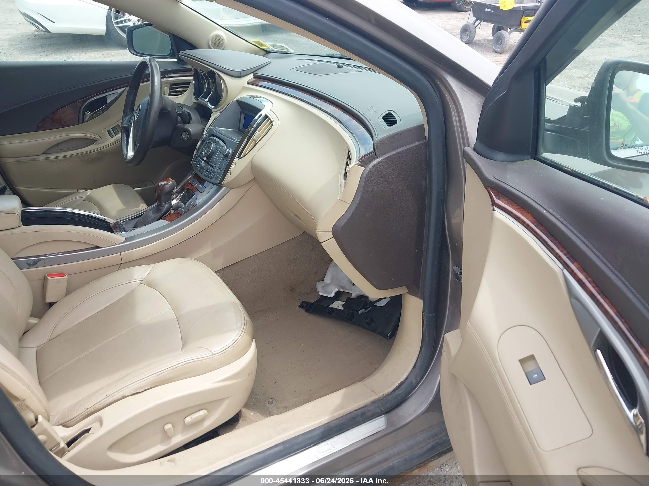 2011 Buick Lacrosse Cxl Brown vin: 1G4GC5ED2BF397124