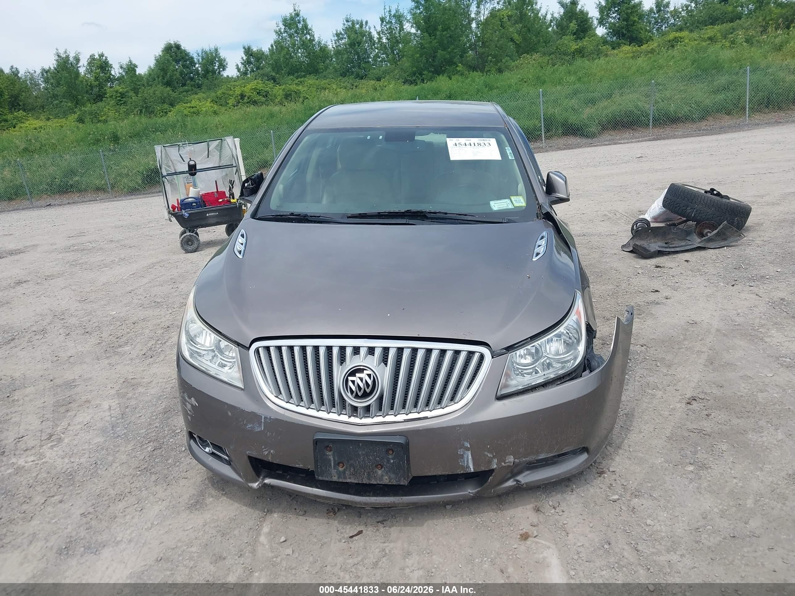 2011 Buick Lacrosse Cxl Brown vin: 1G4GC5ED2BF397124